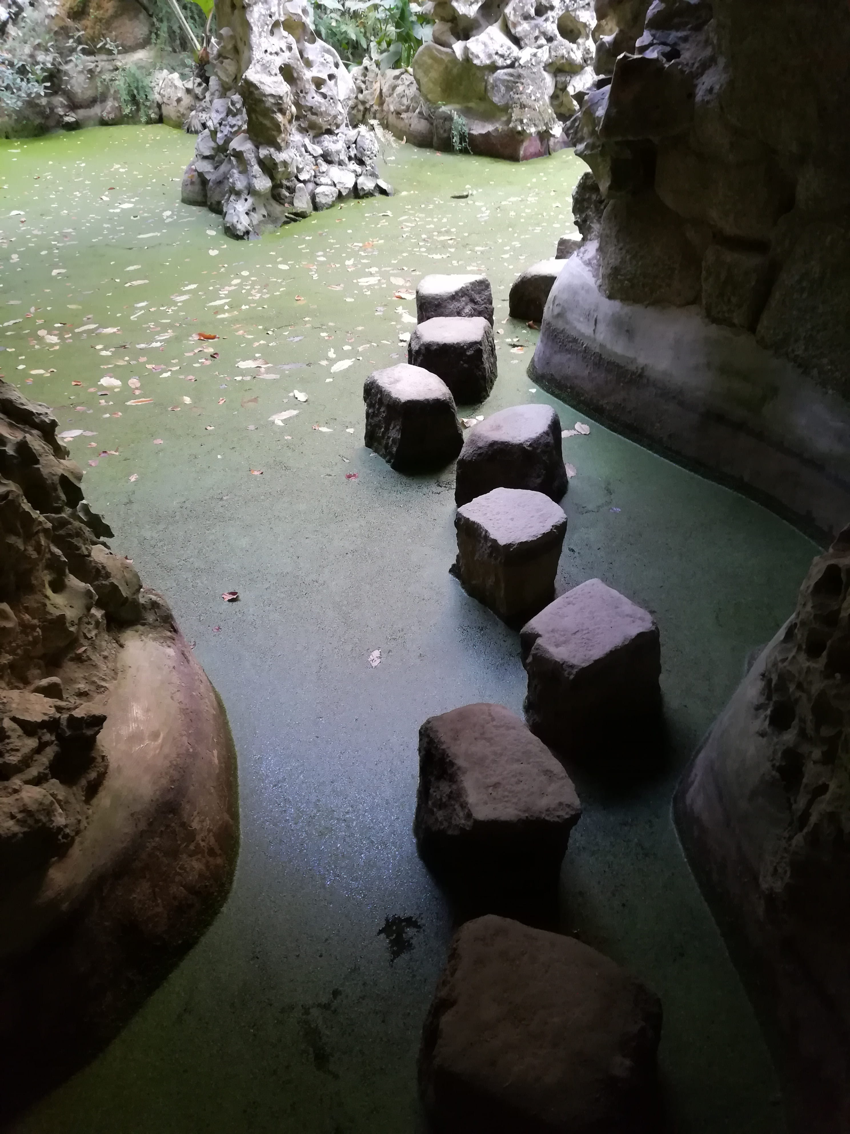 building, archaeology, day, 4K, portugal, ground, nature, no people, path, plant, reflection, rock, light, stepping stone, stone - object, river, rock - object, Phone HD Wallpaper