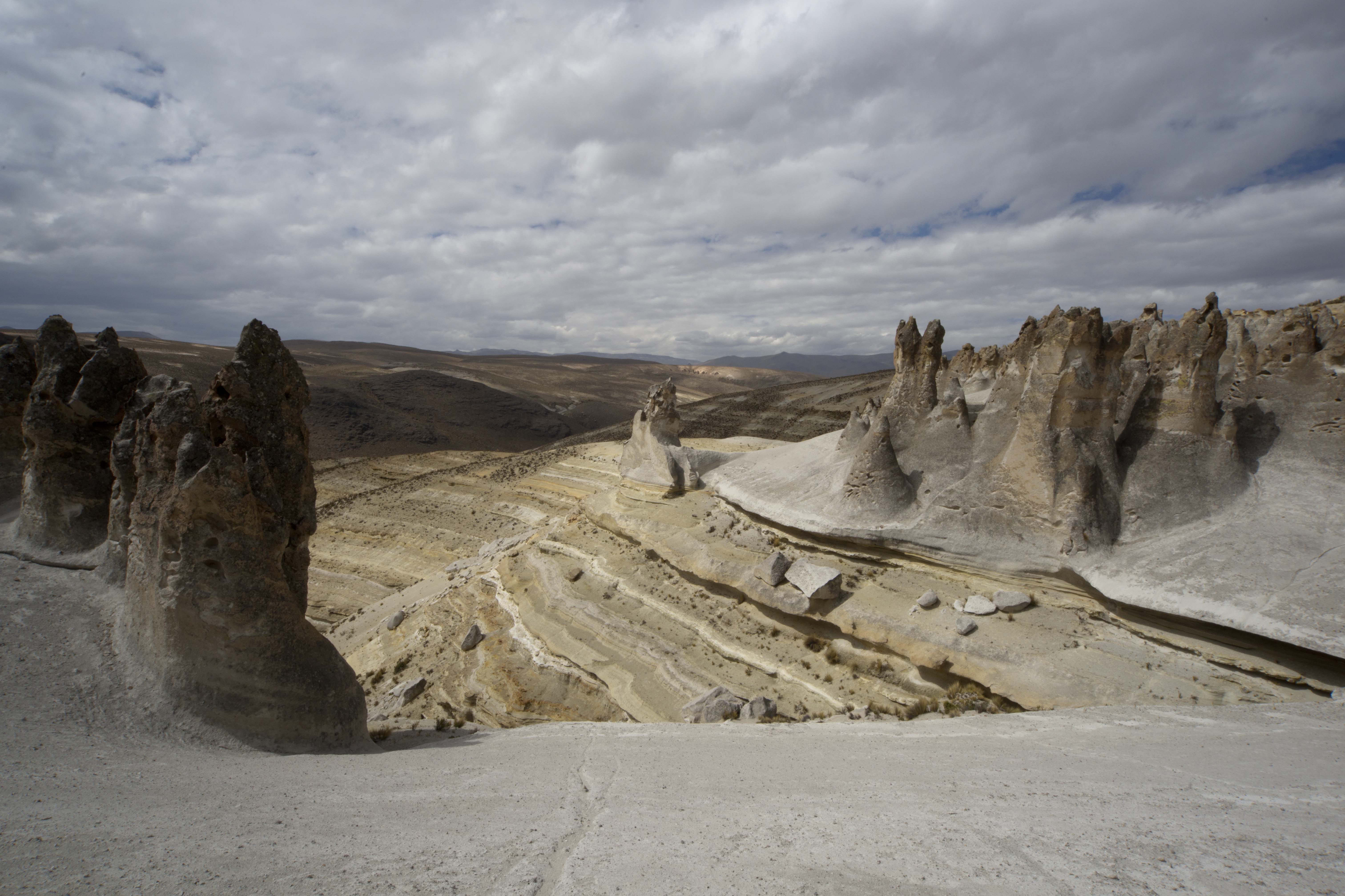 formation, climate, arequipa, grassland, tranquility, way, beauty in nature, landscape, sky, 5K, rock formation, rock - object, monastery, basin, scenery, HD Wallpaper