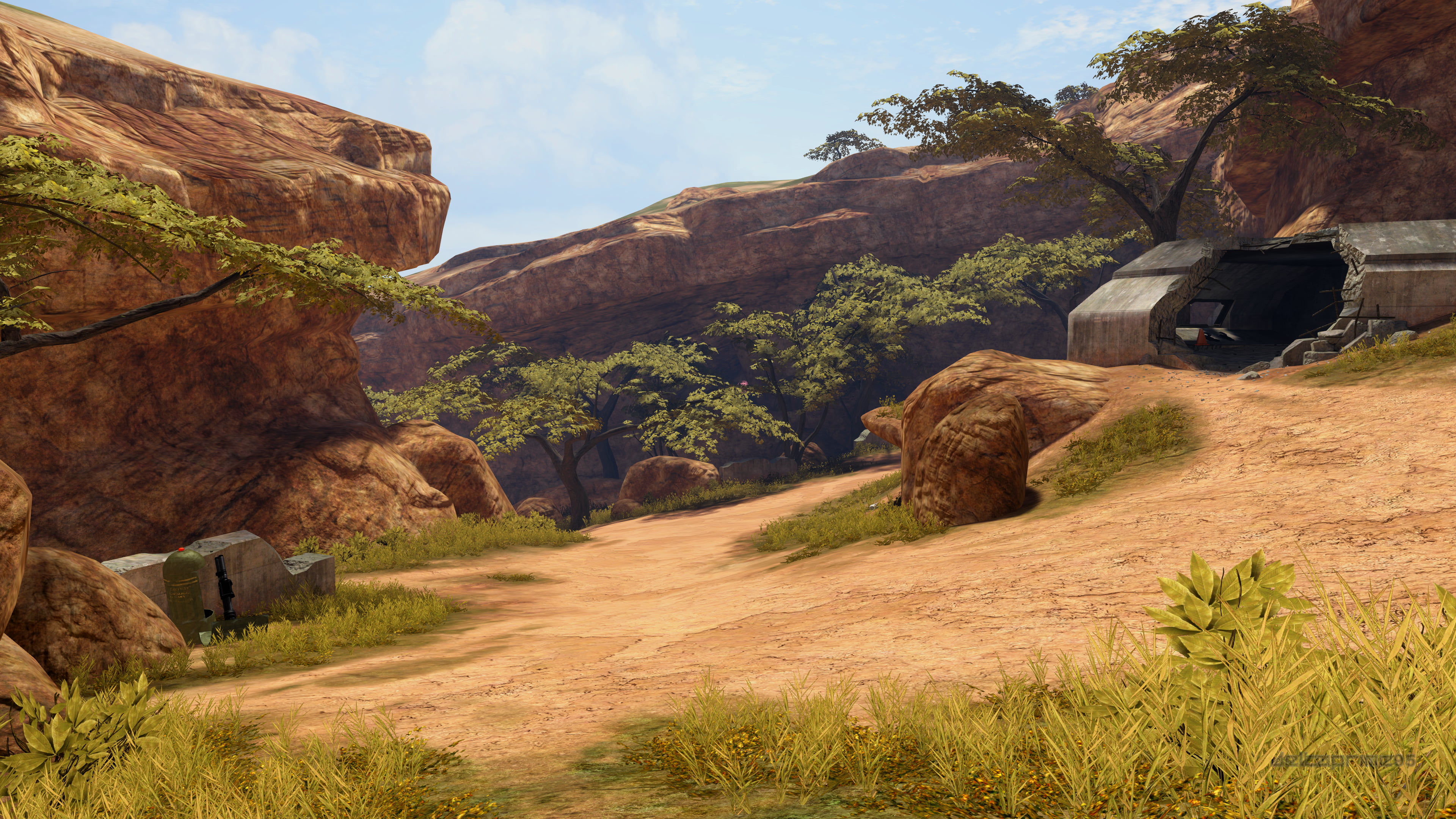 Halo 3, 4K, rocket launchers, in-game, High Ground (Multiplayer Map), Africa, screen shot, bunker, science fiction, PC gaming, HD Wallpaper