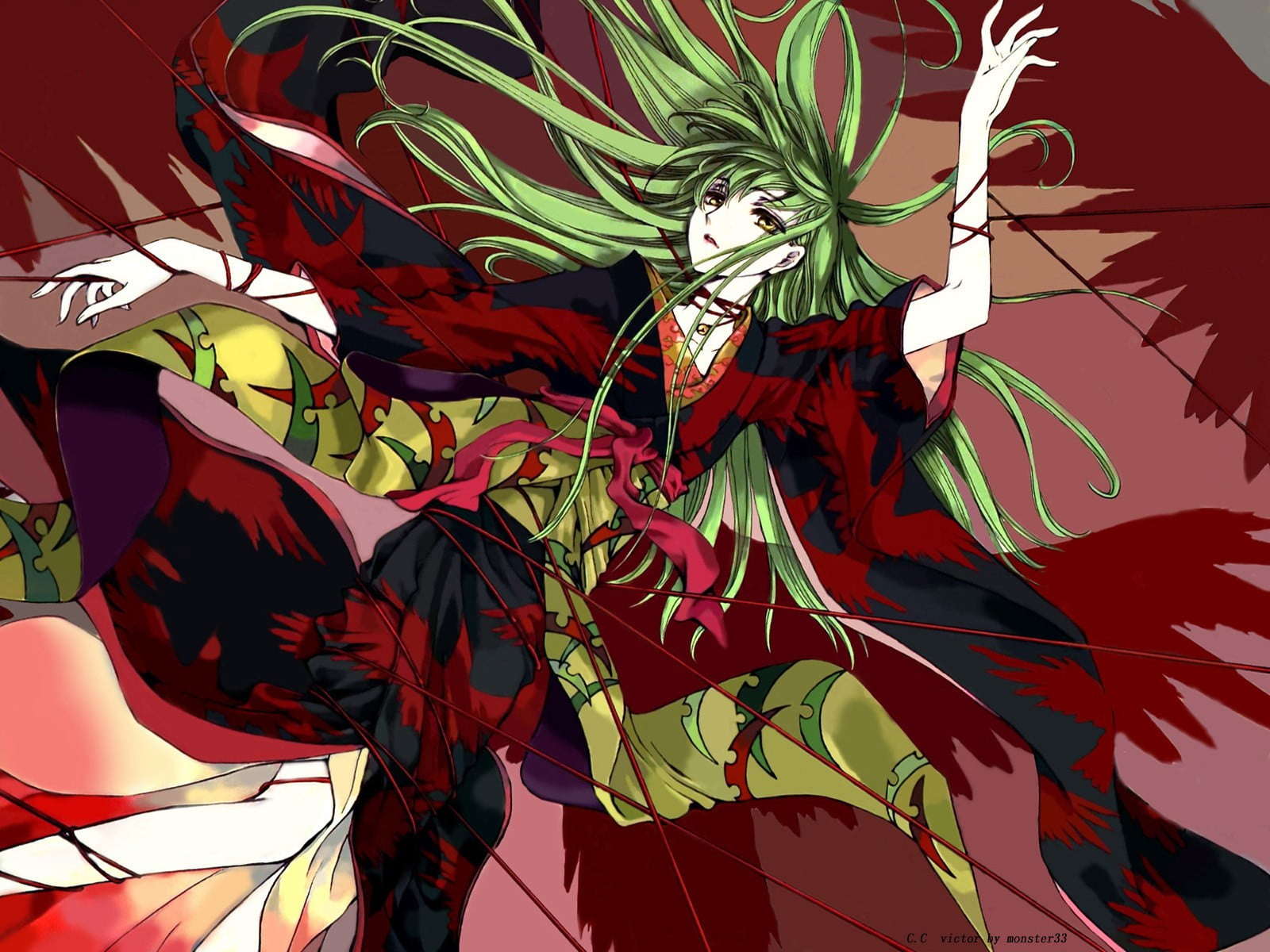no people, decoration, close-up, sunlight, freshness, anime girls, flower, nature, creativity, red, plant part, vulnerability, Code Geass, flowering plant, HD Wallpaper