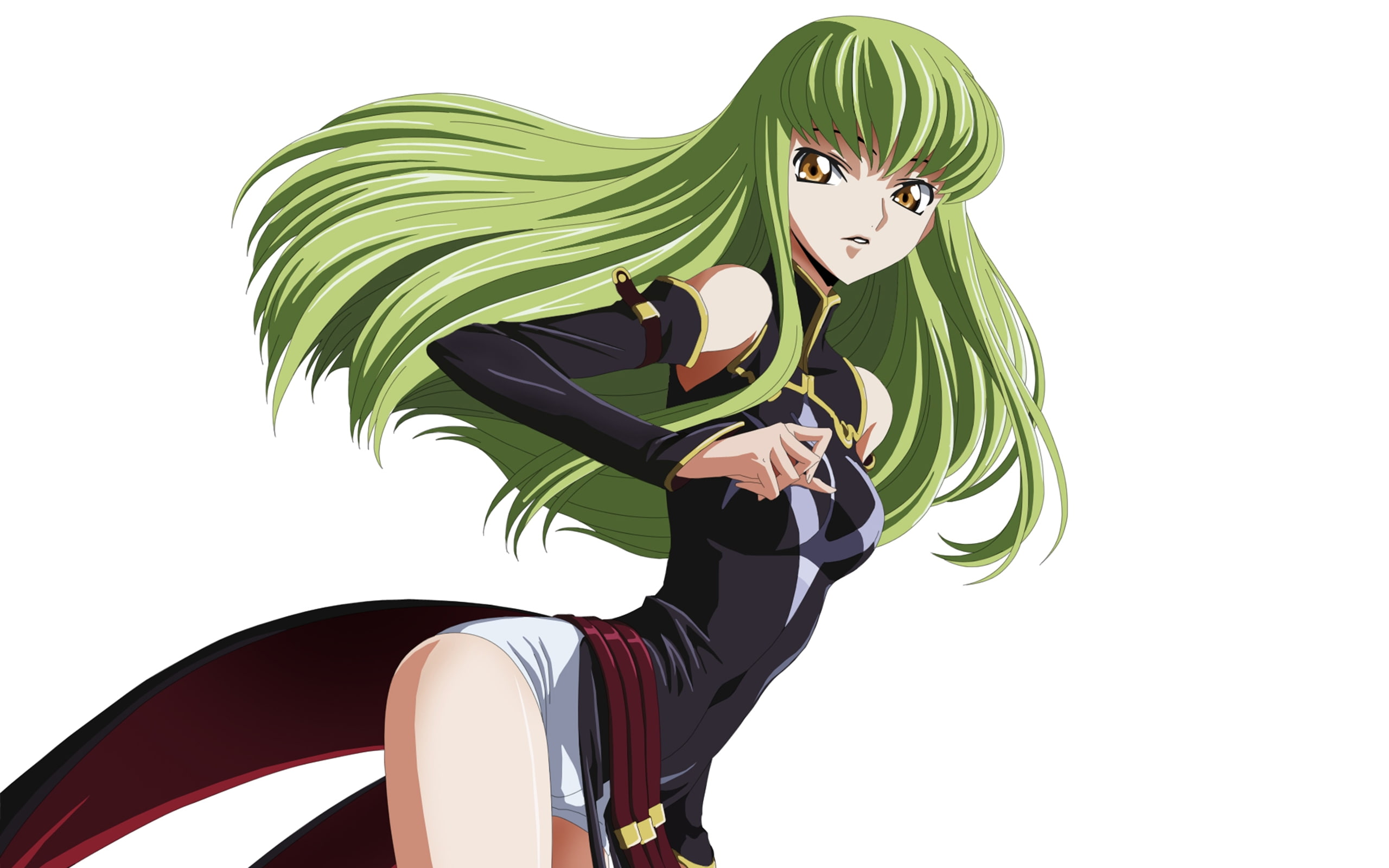C.C., cc, art, x, 2K, code, geass, Code Geass, hd, anime, HD Wallpaper
