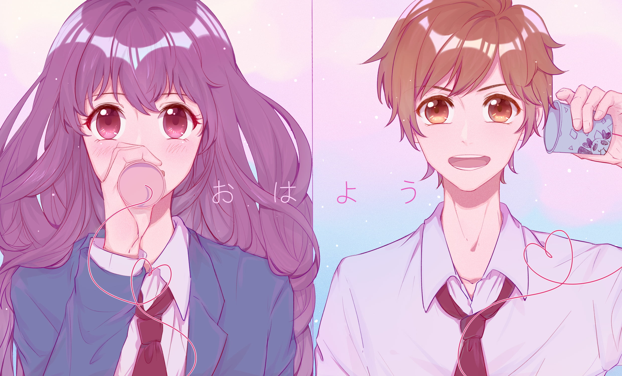 Itsudatte Bokura no Koi wa 10 Centi Datta., Kokuhaku Yokou Renshuu Series, 1080P, Akari Hayasaka, Souta Mochizuki, HD Wallpaper