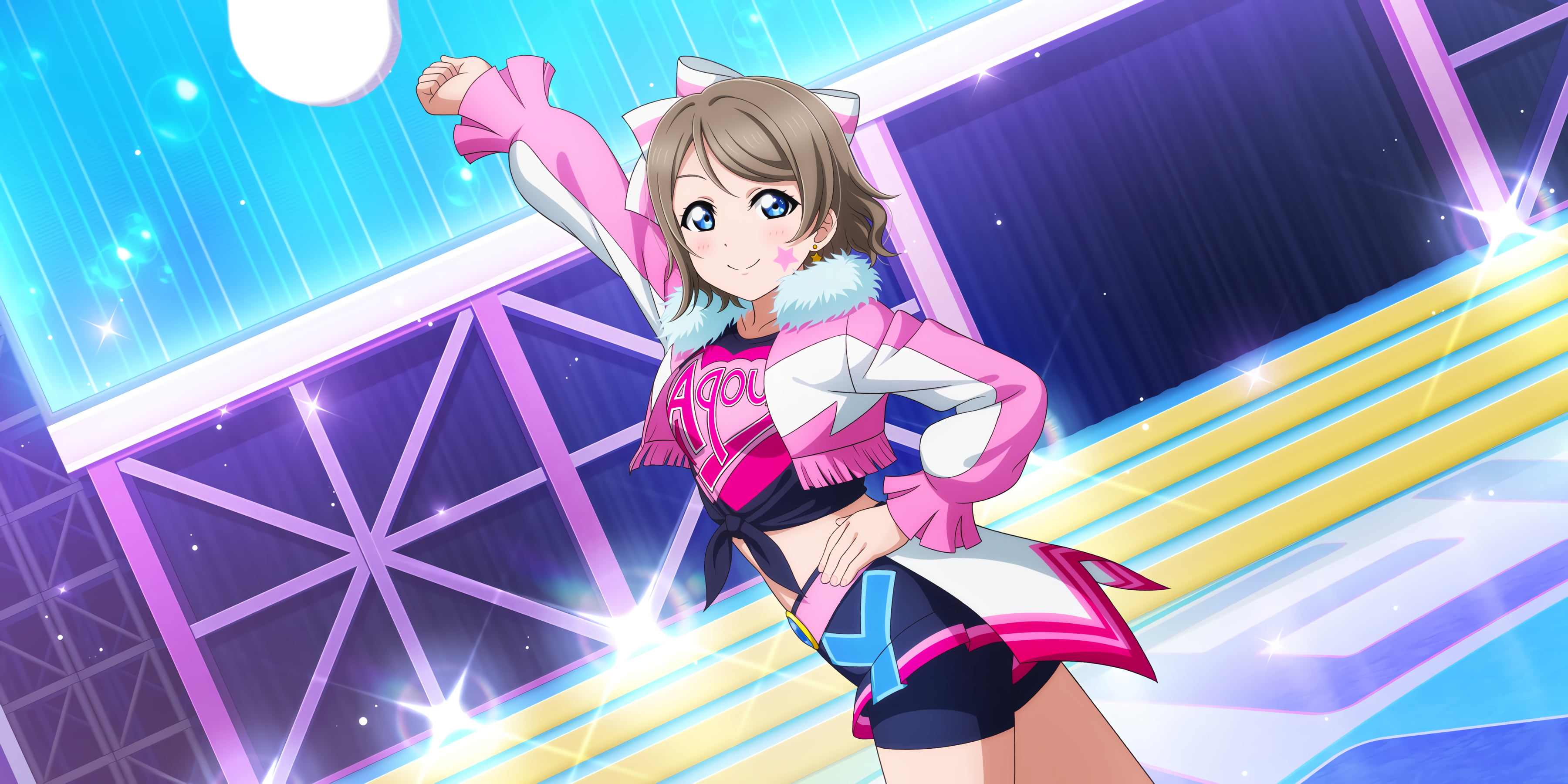 Watanabe You, Love Live!, Love Live Series, anime girls, Love Live! Sunshine, 2K, HD Wallpaper