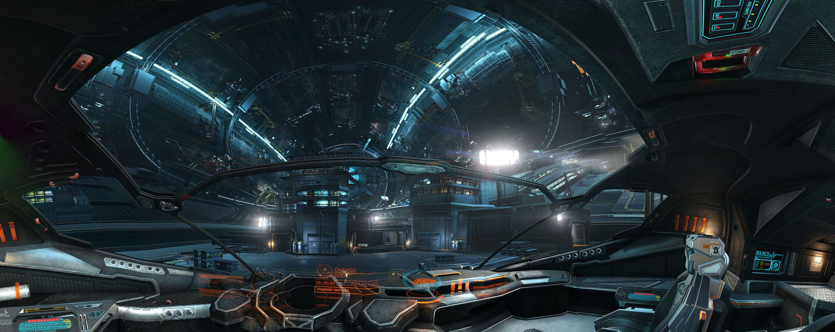 architecture, industry, indoors, mode of transportation, land vehicle, artwork, dangerous, car, space, electric lamp, connection, mmo, business, 2K, Futuristic, HD Wallpaper