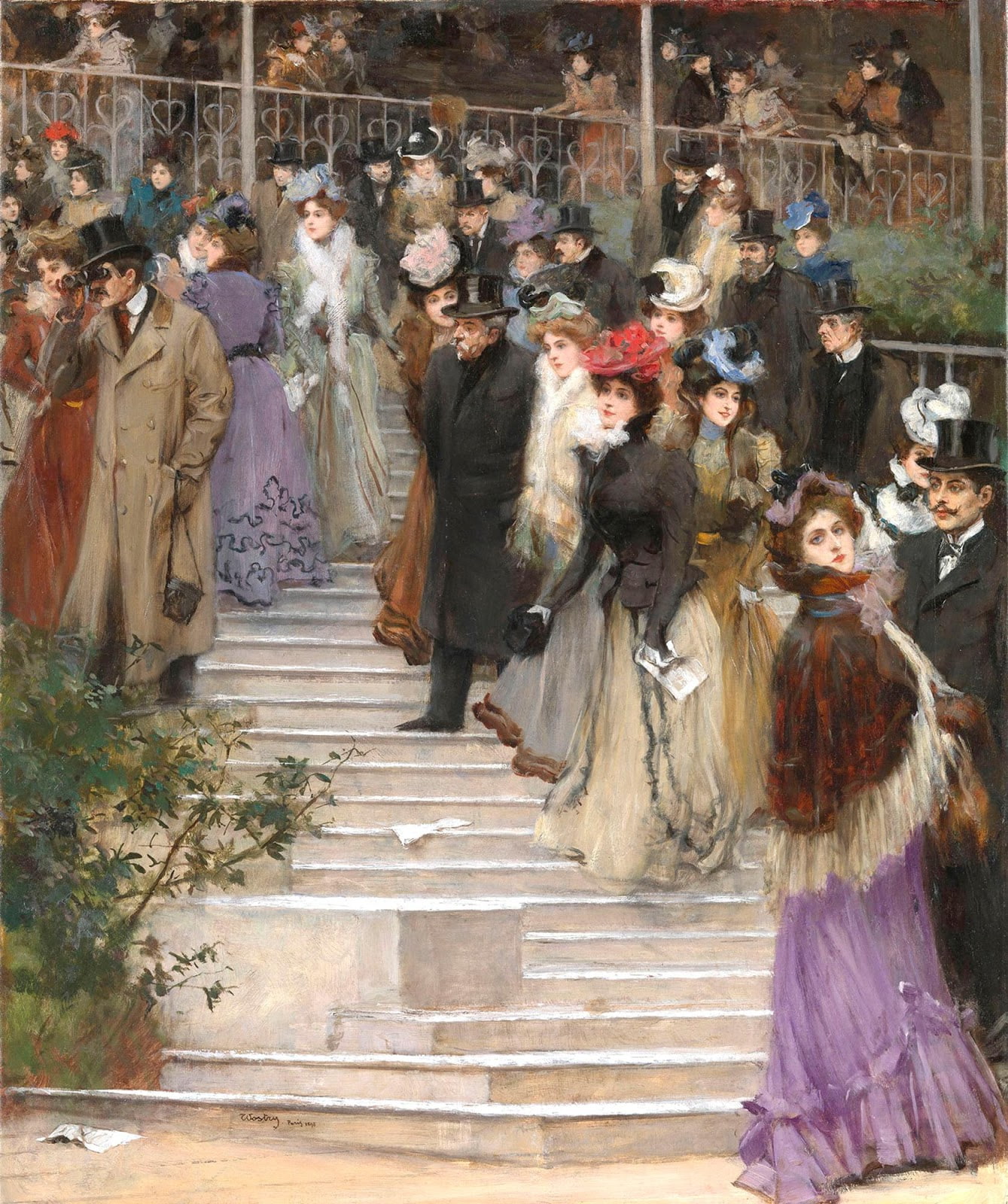 Paris, classical art, 720P, painting, French, artwork, Phone HD Wallpaper
