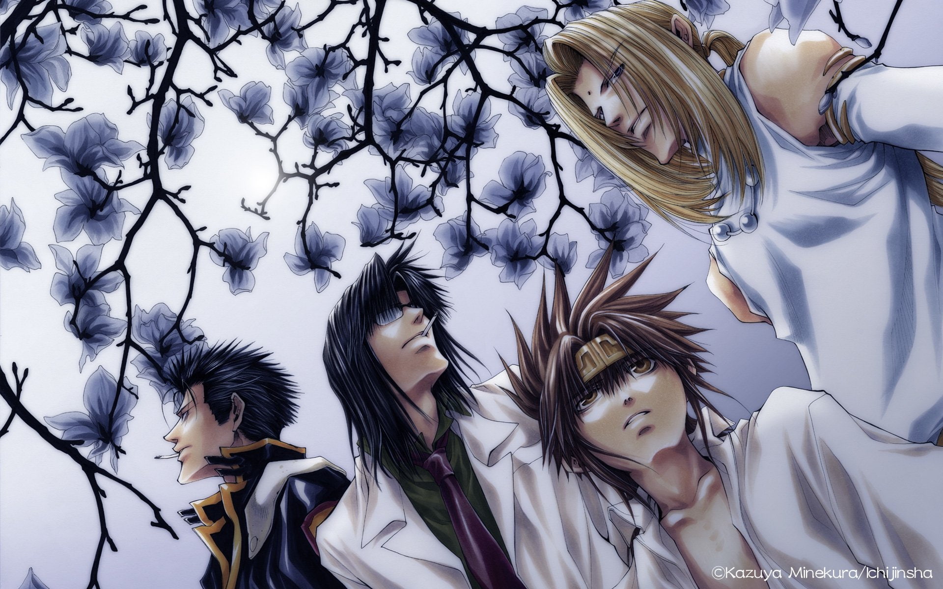 1080P, Goku (Saiyuki), Konzen Douji, Saiyuki, Saiyuki Gaiden, Kenren (Saiyuki), Anime, Tenpou Gensui, HD Wallpaper