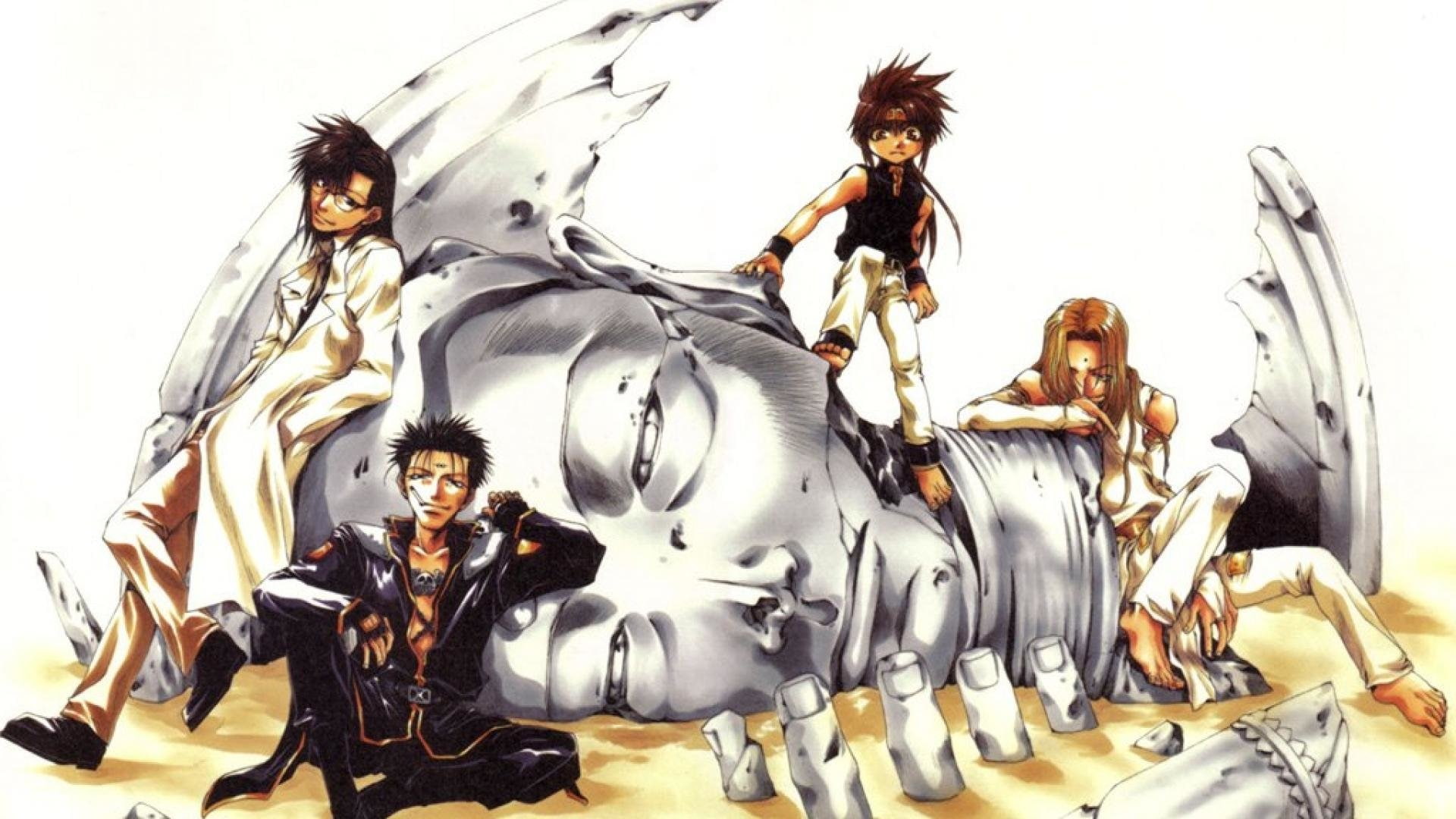 Tenpou Gensui, Goku (Saiyuki), Konzen Douji, Saiyuki, 1080P, Saiyuki Gaiden, Anime, Kenren (Saiyuki), HD Wallpaper
