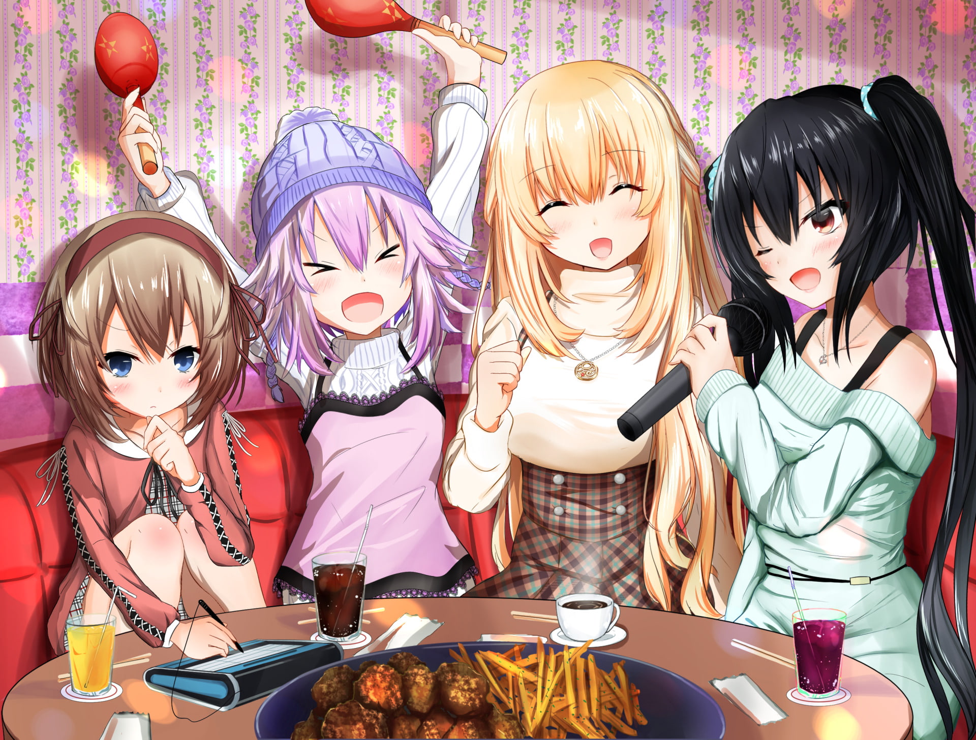 Vert (Hyperdimension Neptunia), Noire (Hyperdimension Neptunia), Video Game, Neptune (Hyperdimension Neptunia), Hyperdimension Neptunia, Blanc (Hyperdimension Neptunia), HD Wallpaper
