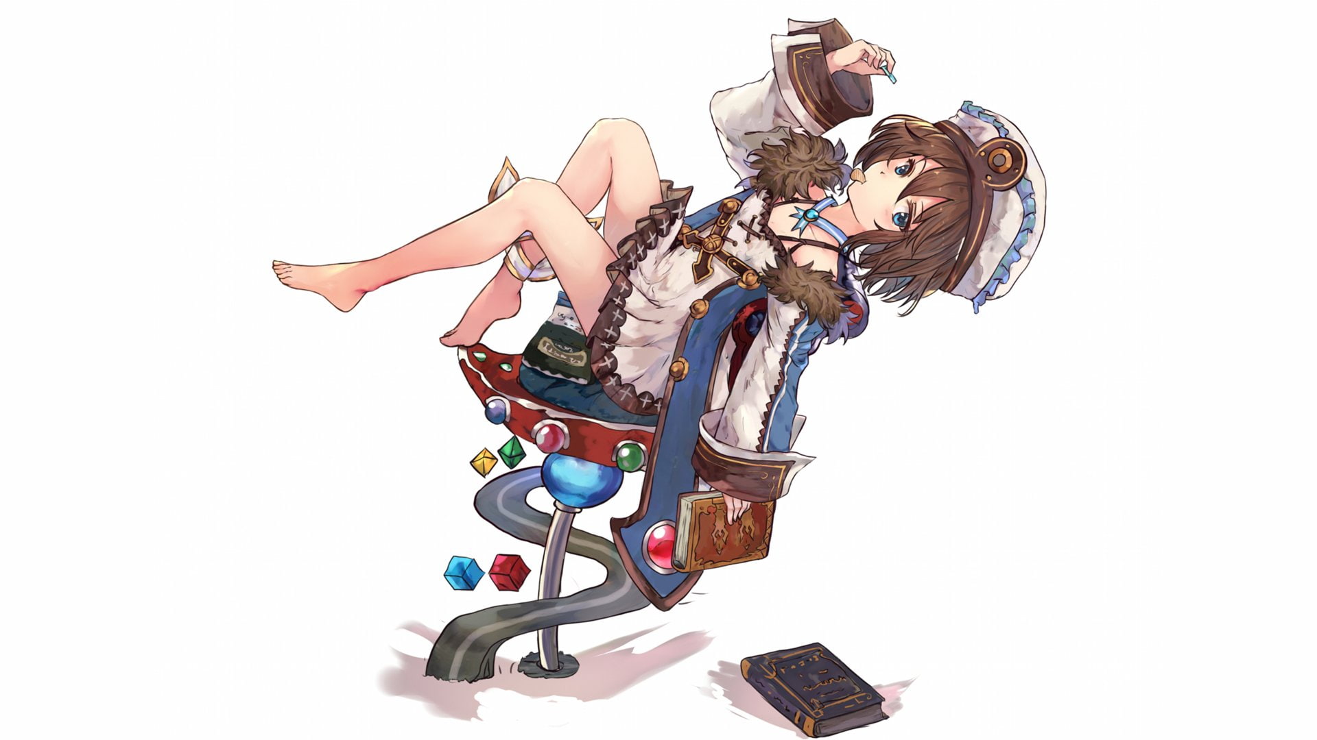 1080P, Hyperdimension Neptunia, Video Game, Anime, Blanc (Hyperdimension Neptunia), HD Wallpaper