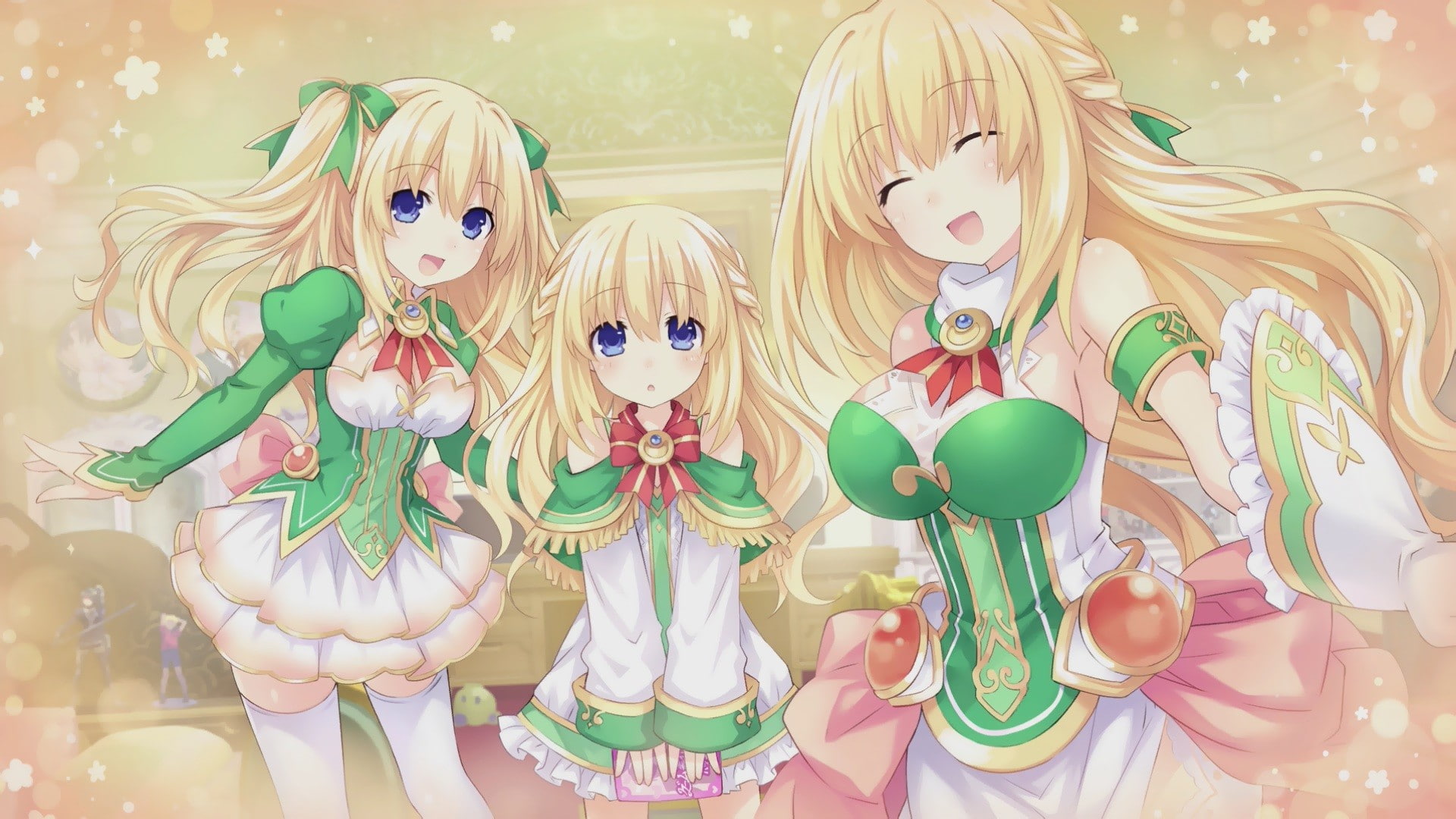 lovely, girls, pretty, anime girls, 1080P, vert, anime, neptunia, hyperdimension neptunia, hyperdimension, HD Wallpaper