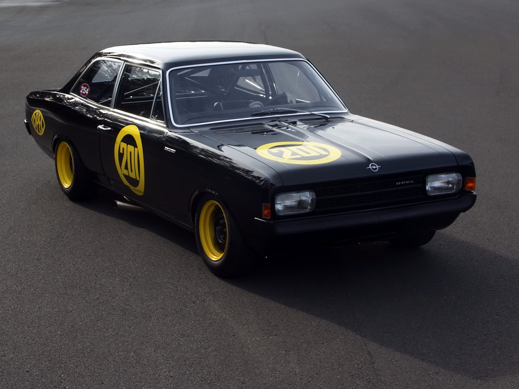 racing, schwarze, race, rekord, opel, 1080P, witwe, classic, 1968, HD Wallpaper