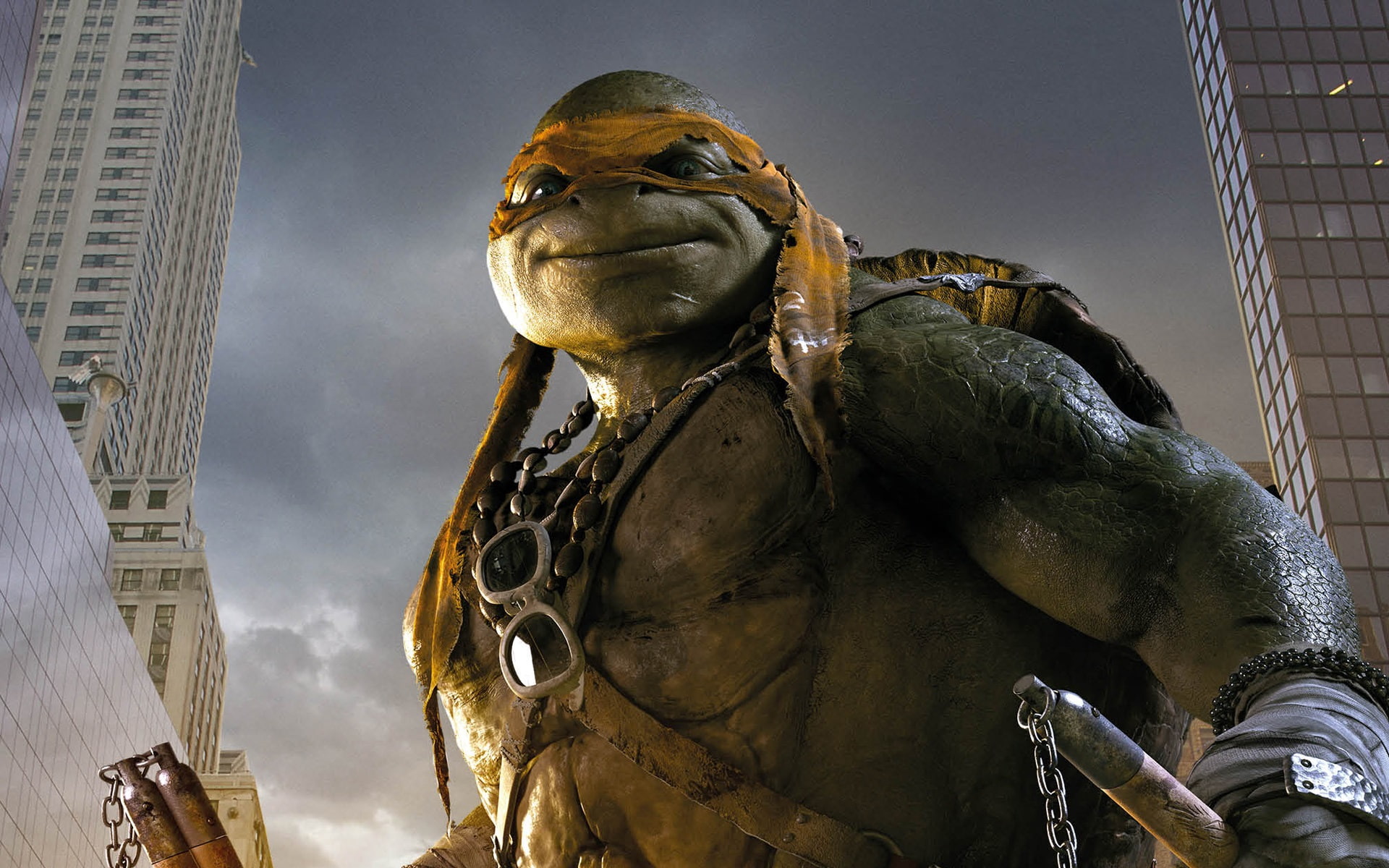 Teenage, Mutant, Ninja, 1080P, photo, turtle, michael, Turtles, Mikey, 2014, angelo, HD Wallpaper