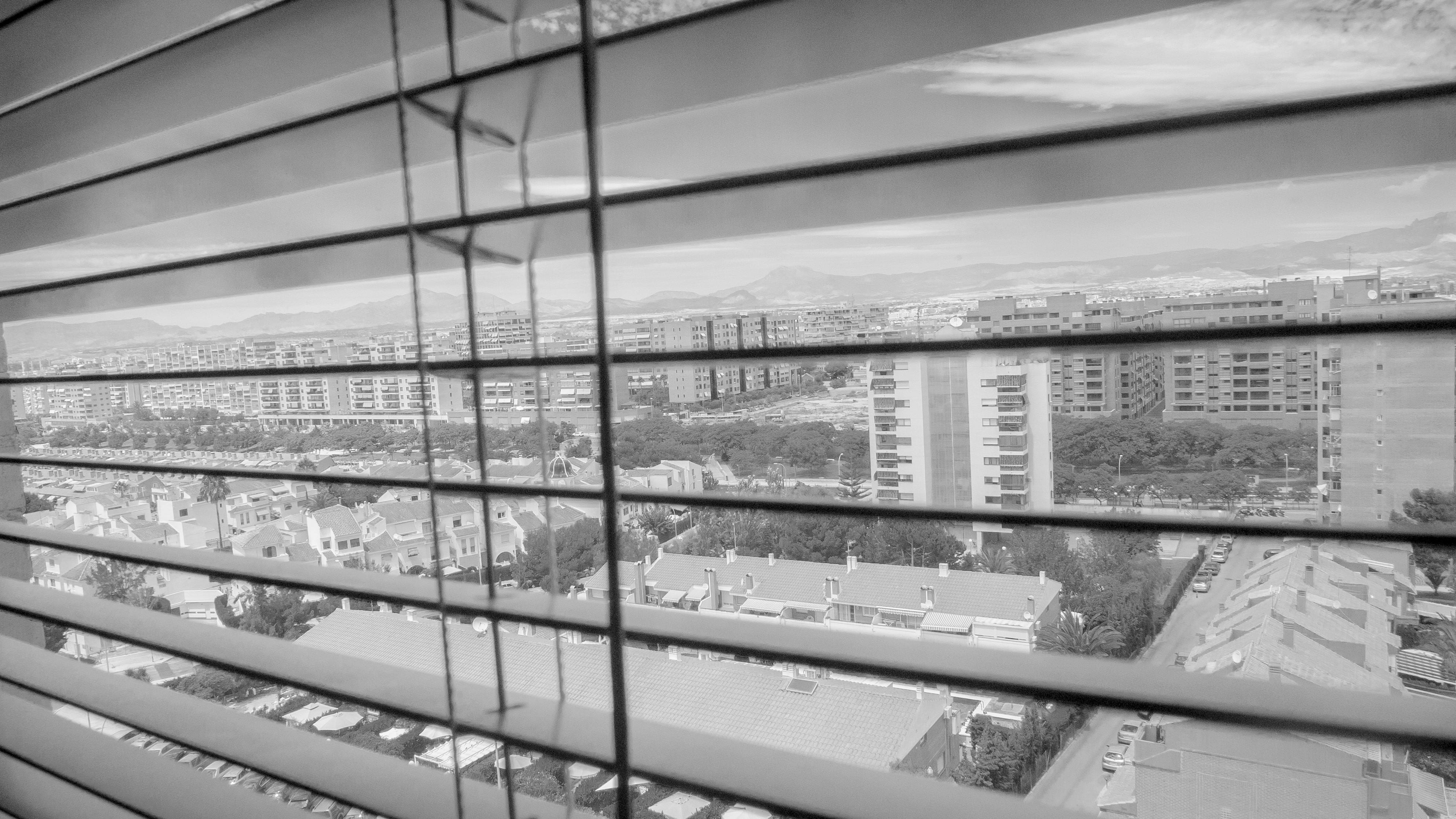 building, nature, grayscale, bridge - man made structure, outdoors, stones, day, metal, window, blind, 4K, s, venetian, transportation, no people, wood, HD Wallpaper