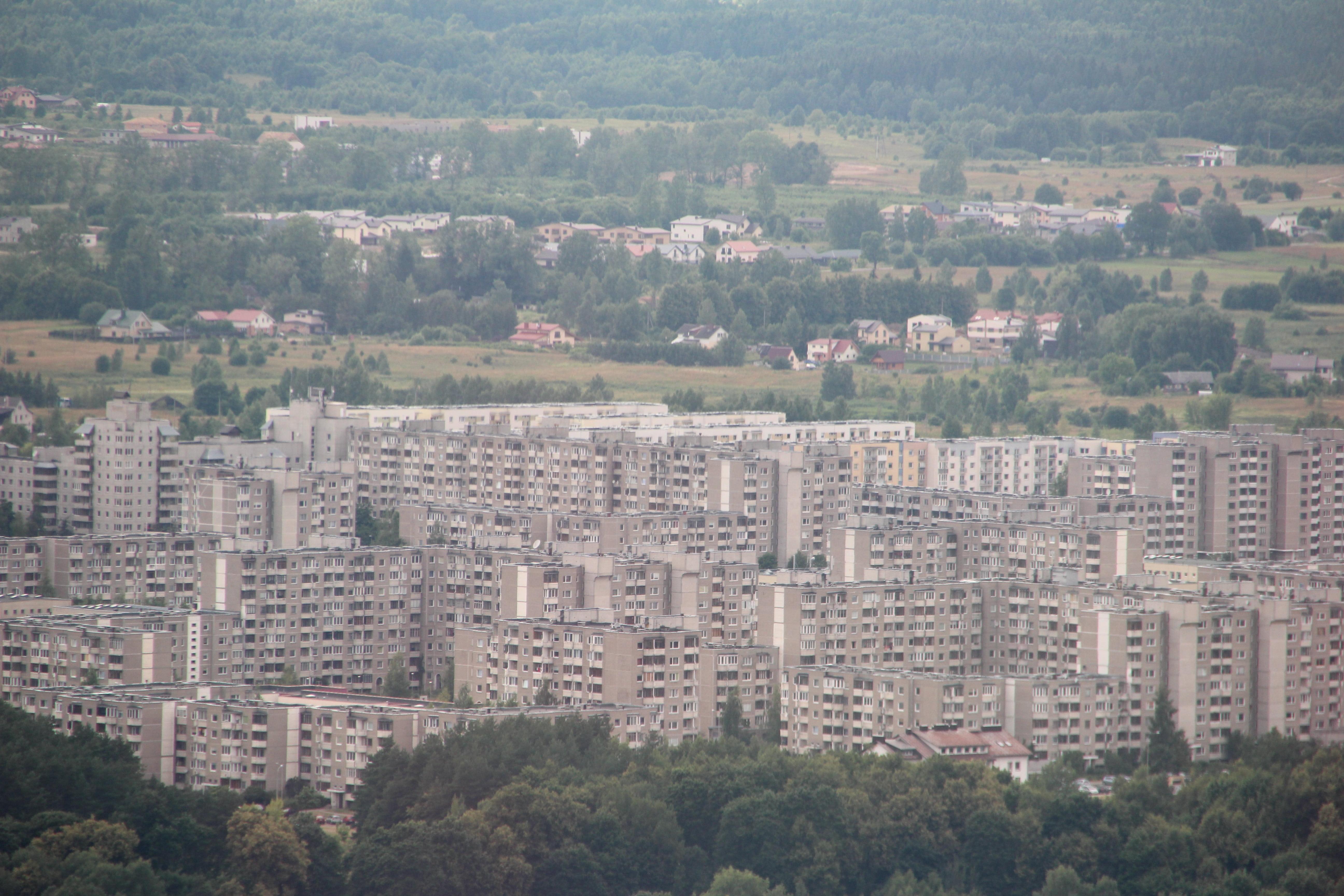 architecture, 5K, cityscape, district, townscape, soviet union, day, no people, environment, nature, tree, aerial view, outdoors, apartments, plant, prefabricated buildings, HD Wallpaper