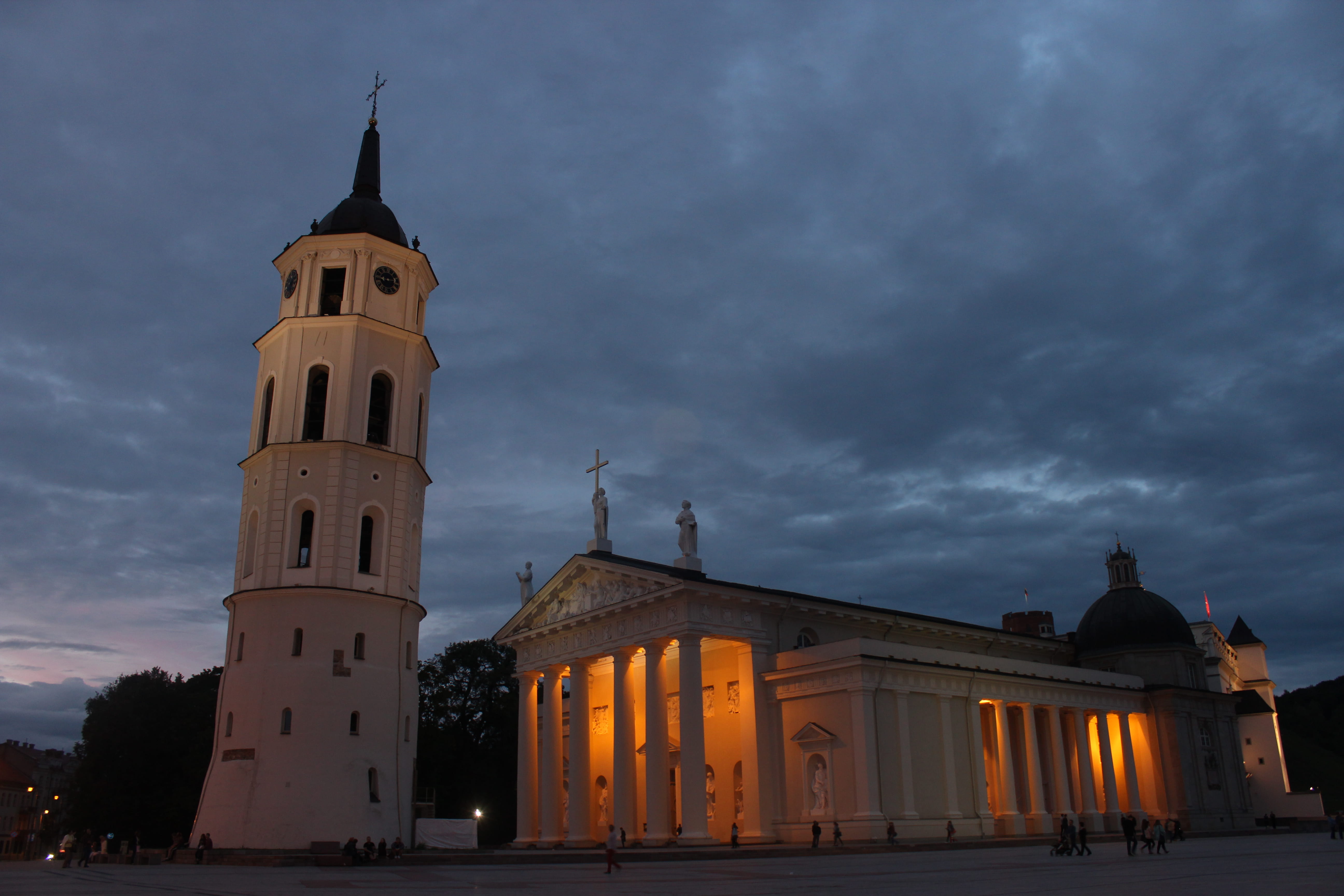the past, religion, no people, history, spirituality, tower, lithuania, architecture, building, belief, low angle view, nature, building exterior, built structure, HD Wallpaper