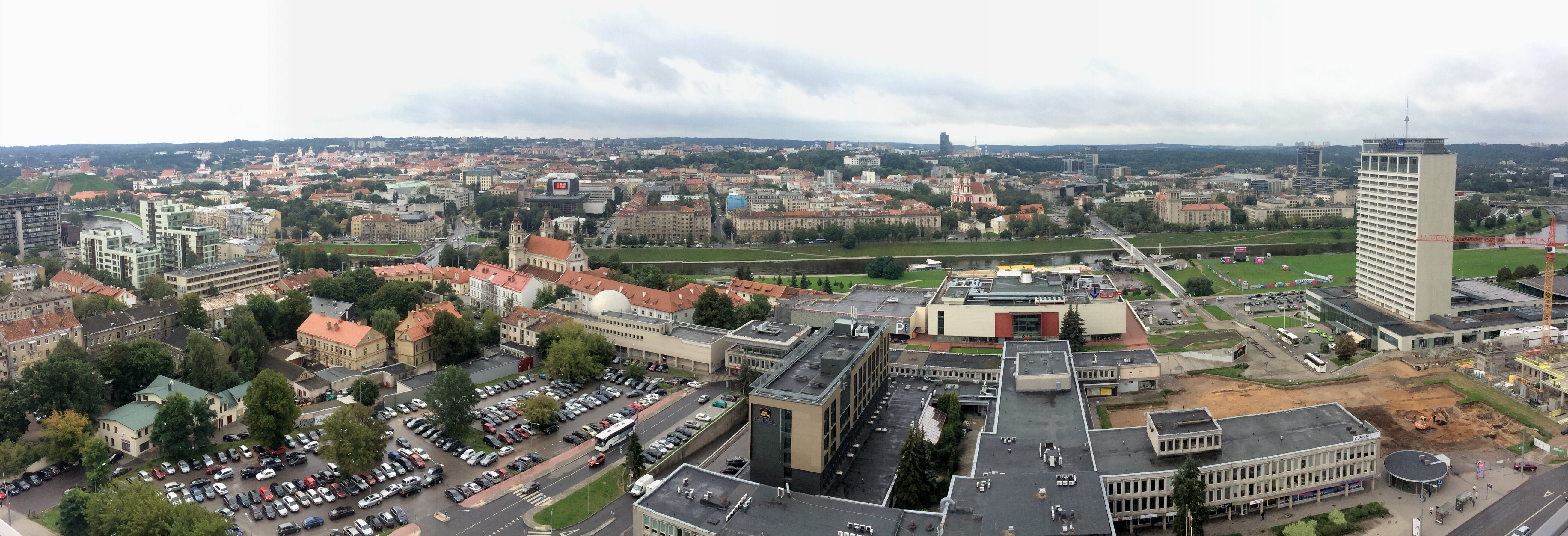 nature, outdoor, office building exterior, car, road, europe, sky, day, mode of transportation, built structure, panorama, cloud - sky, transportation, HD Wallpaper