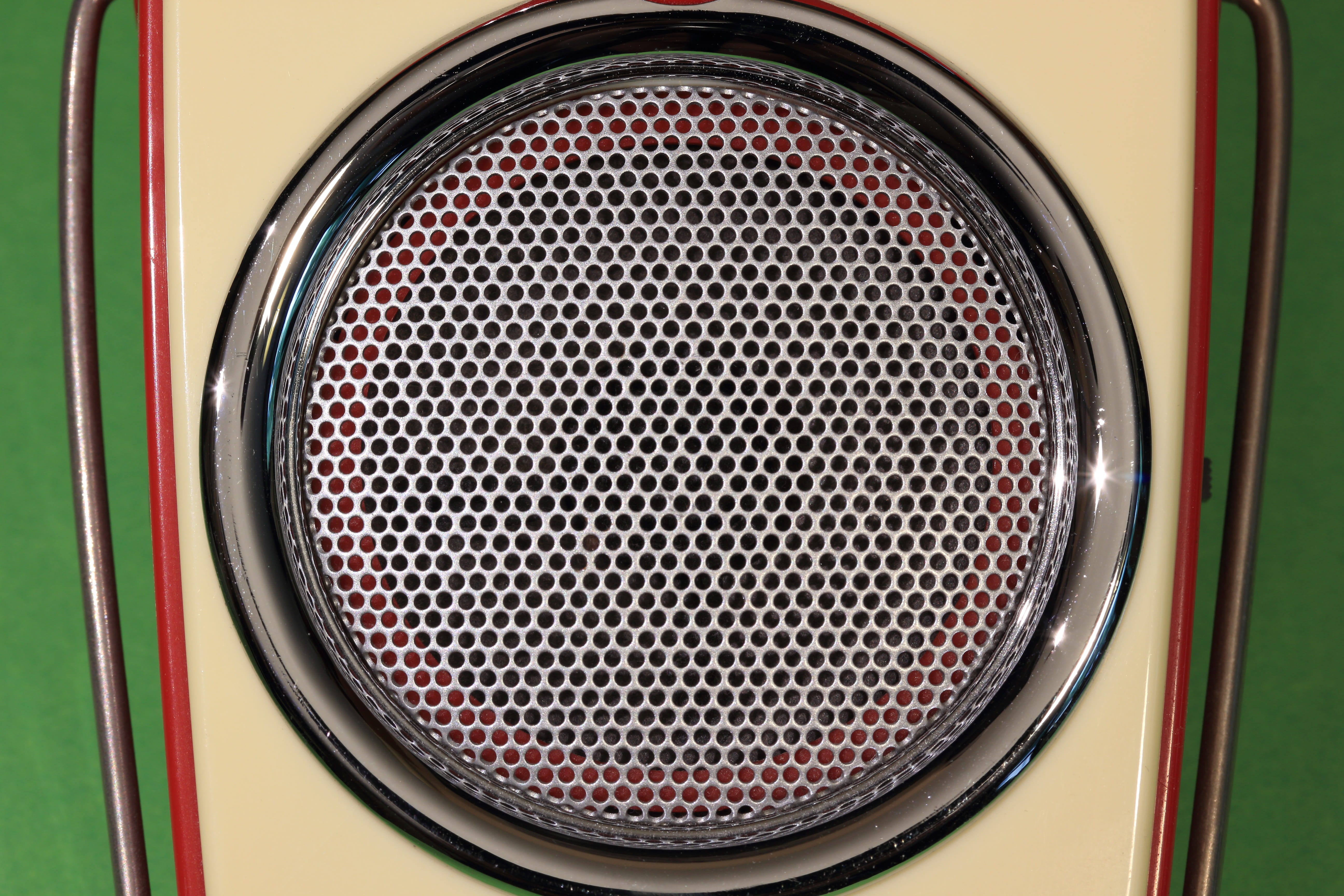 textured, music, close-up, portable, pattern, no people, extreme close-up, backgrounds, audio equipment, steel, receiver, beach boy, speaker, retro, metal, HD Wallpaper