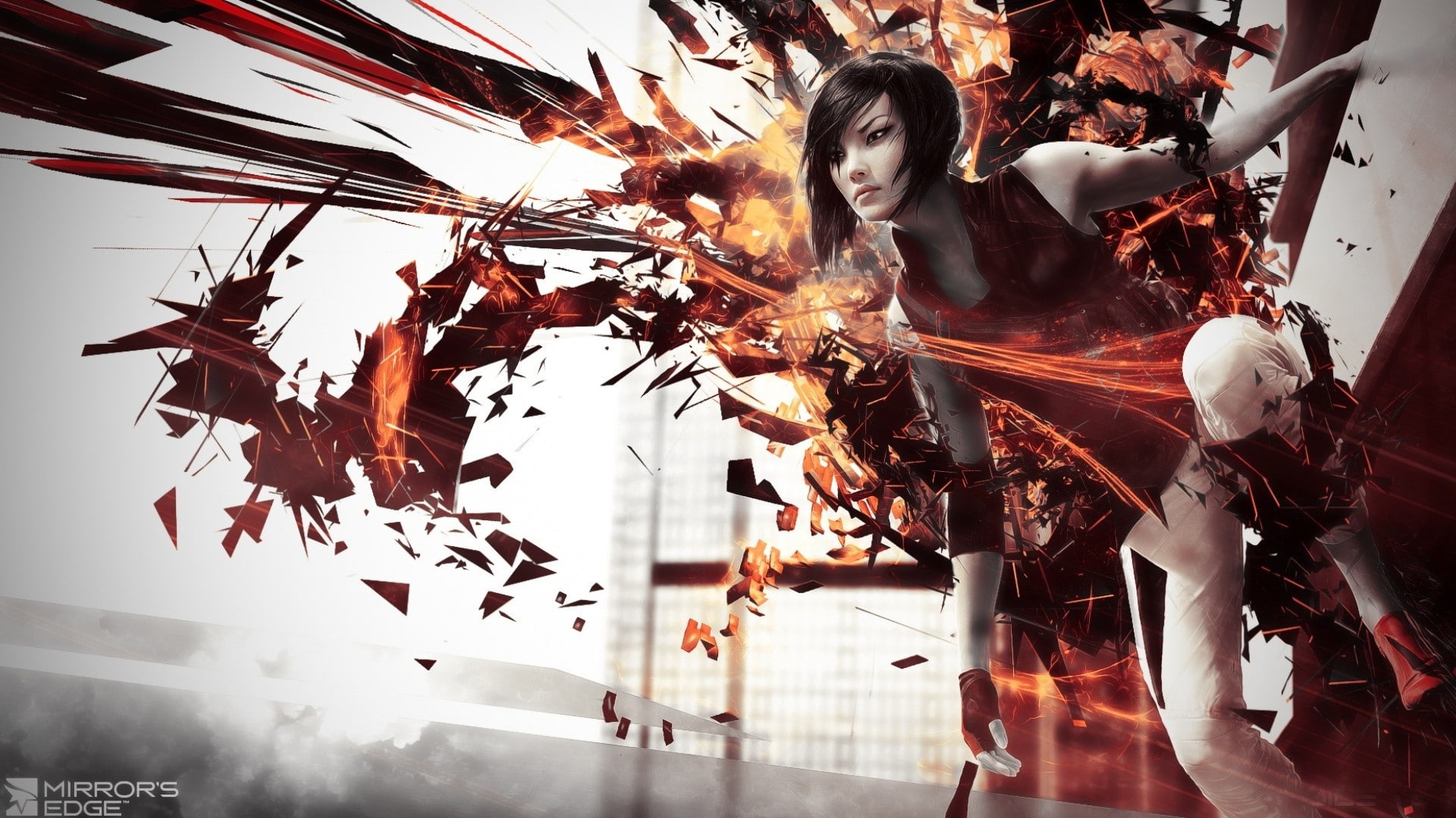 Faith Connors  Mirrors Edge Catalyst  digital art  Mirrors Edge  video games, 1080P, HD Wallpaper