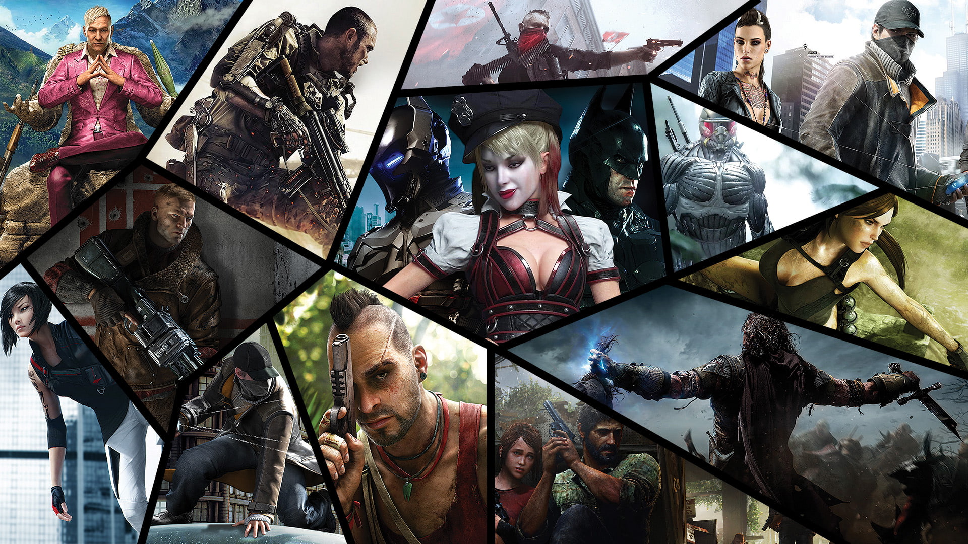 batman, raider, video games, the, us, cry, last, mirror, tomb, dogs, s, watch, hd, dc, far, 1080P, crysis, edge, HD Wallpaper
