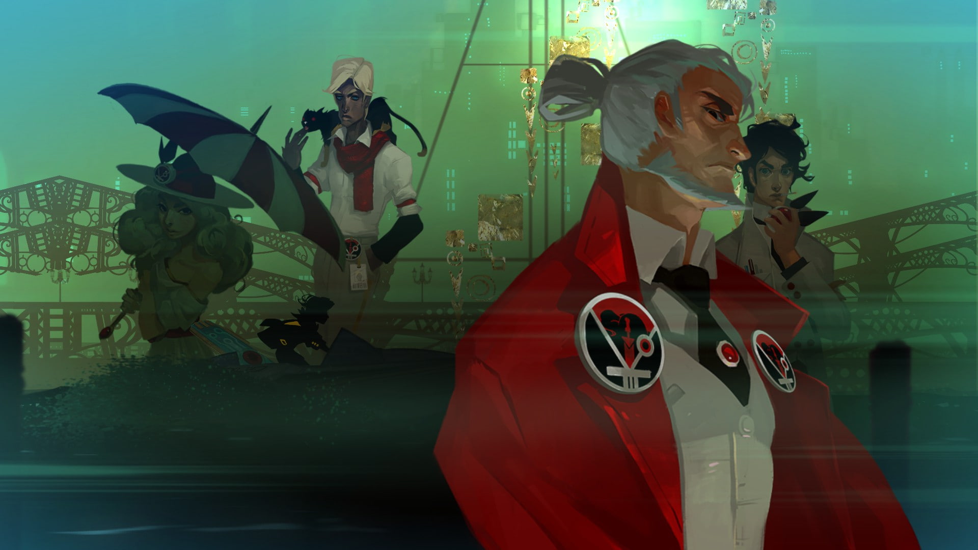 drawing, transistor, video games, 1080P, hd, HD Wallpaper