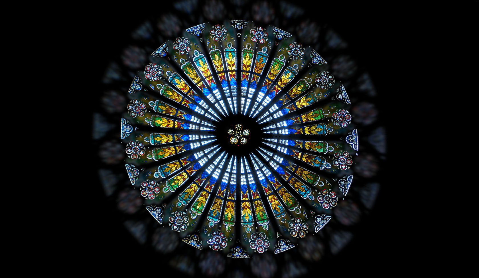 dome, luxury, pattern, hd images for desktop, lighting equipment, black background, illuminated, multicolor, shape, built structure, indoors, architecture, HD Wallpaper