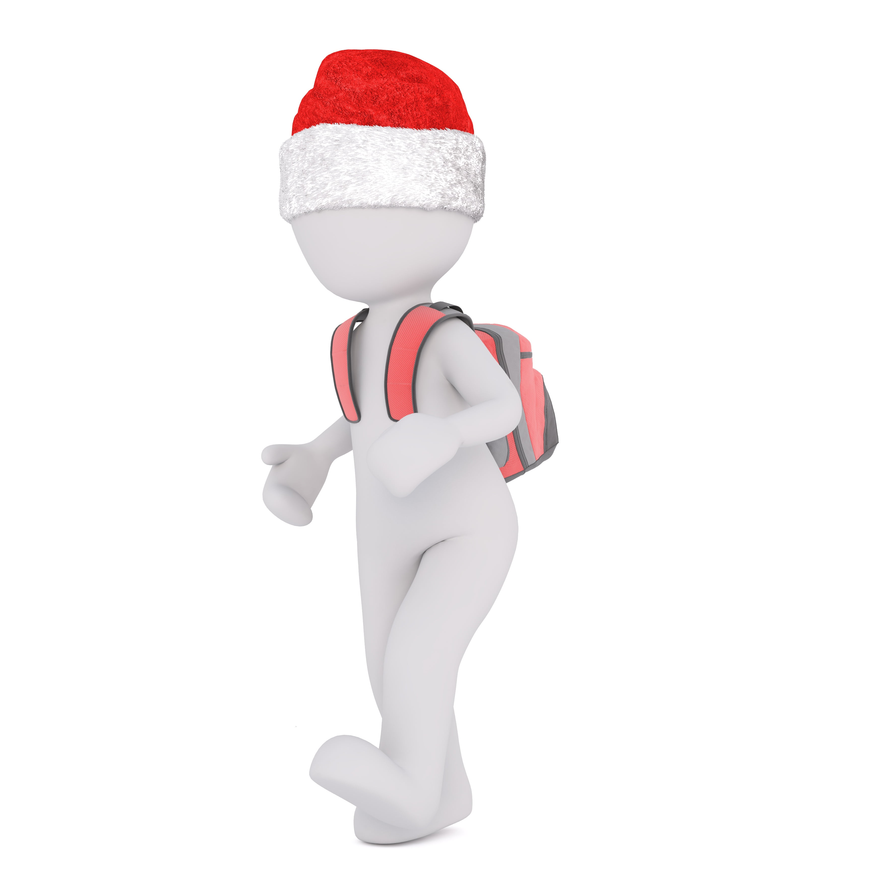 santa claus, 3d, mountain walker, copy space, santa, figurine, 2K, full length, wearing, x mas, human, male likeness, still life, doll, studio shot, human representation, Phone HD Wallpaper
