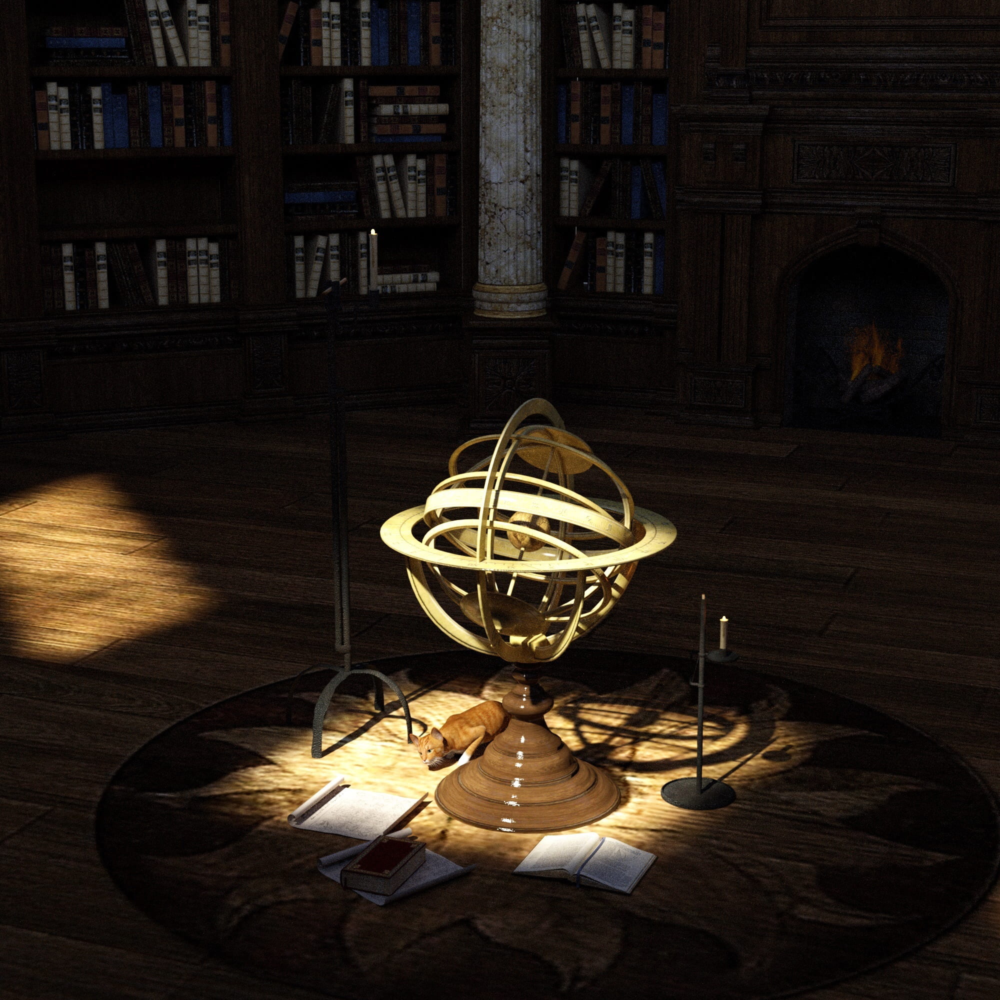book pages, historically, study, circle, learn, wooden, building, arts culture and entertainment, pitched, flooring, old books, read, sunbeam, paper, pages, Phone HD Wallpaper