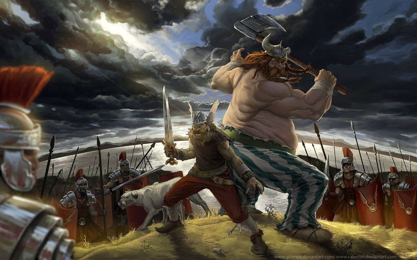 Obelix, 720P, Asterix, HD Wallpaper