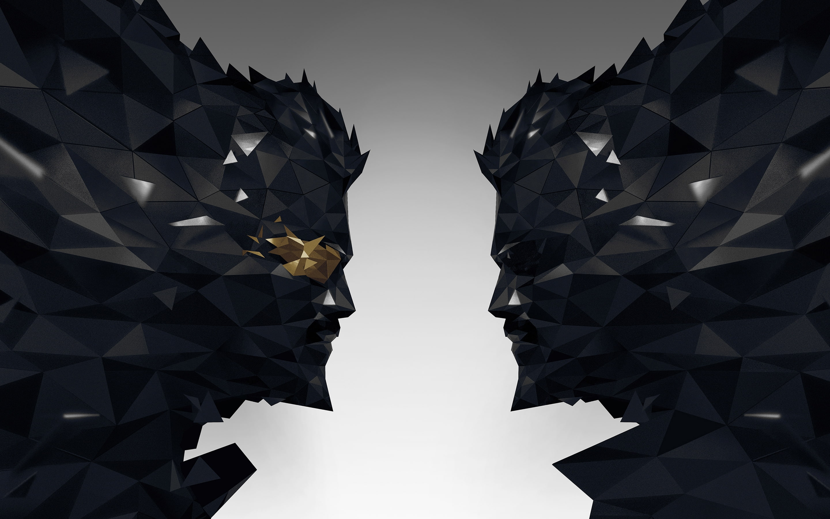 pattern, art and craft, digital composite, architecture, deus ex: mankind divided, geometric shape, shape, low poly, directly below, wall - building feature, HD Wallpaper