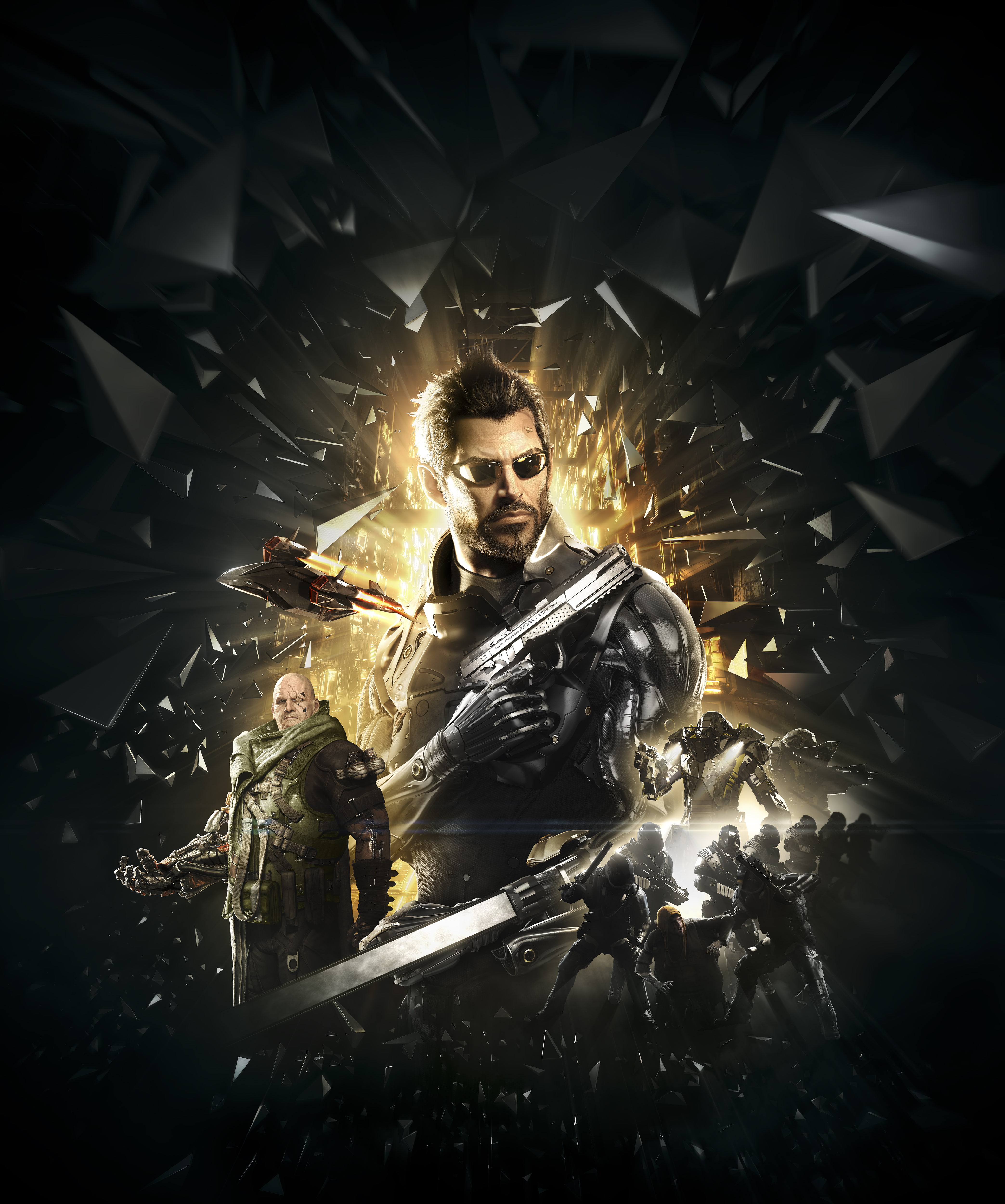 pc, 4K, cover, game, 2016 Games, Deus Ex: Mankind Divided, 4K, Phone HD Wallpaper