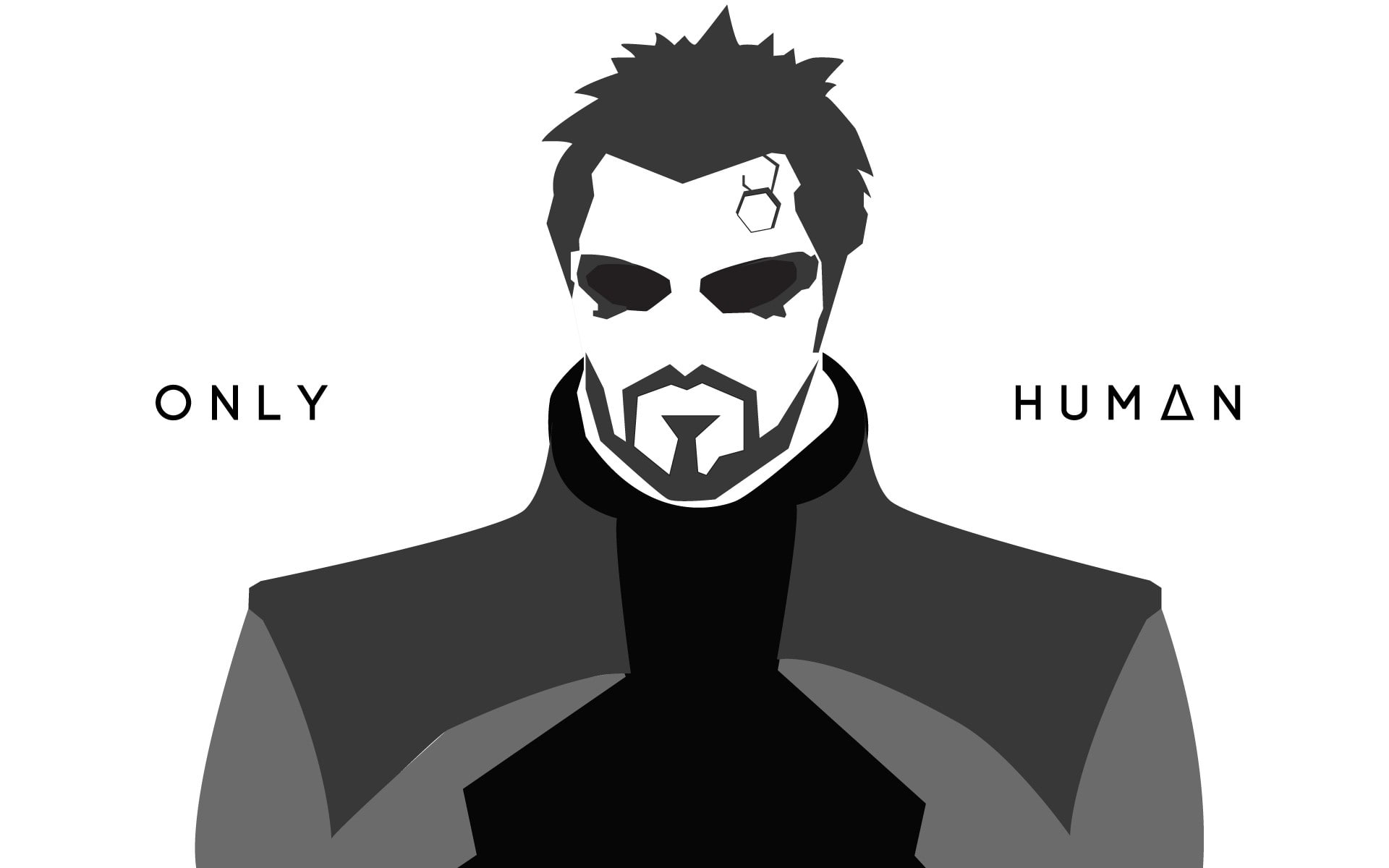 video, revolution, hd, pc, jensen, 1080P, white, x, art, adam, games, xbox, deus, ex, human, HD Wallpaper