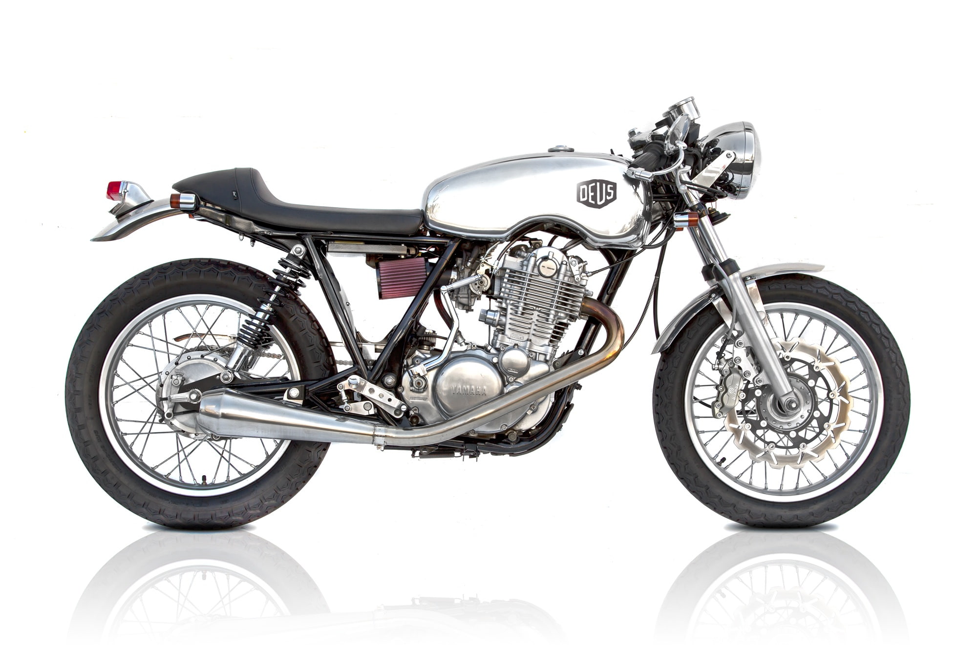 sr400tt, custom, yamaha, deus ex, 1080P, silver, machina, HD Wallpaper