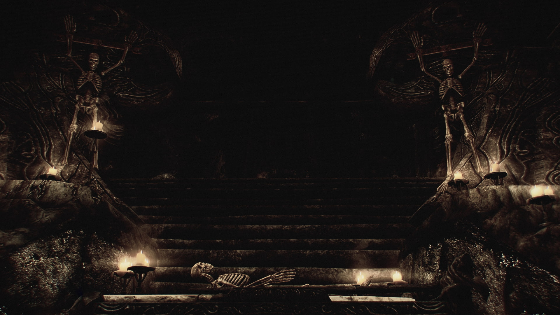 The Elder Scrolls V: Skyrim, dark, RPG, video games, 1080P, HD Wallpaper