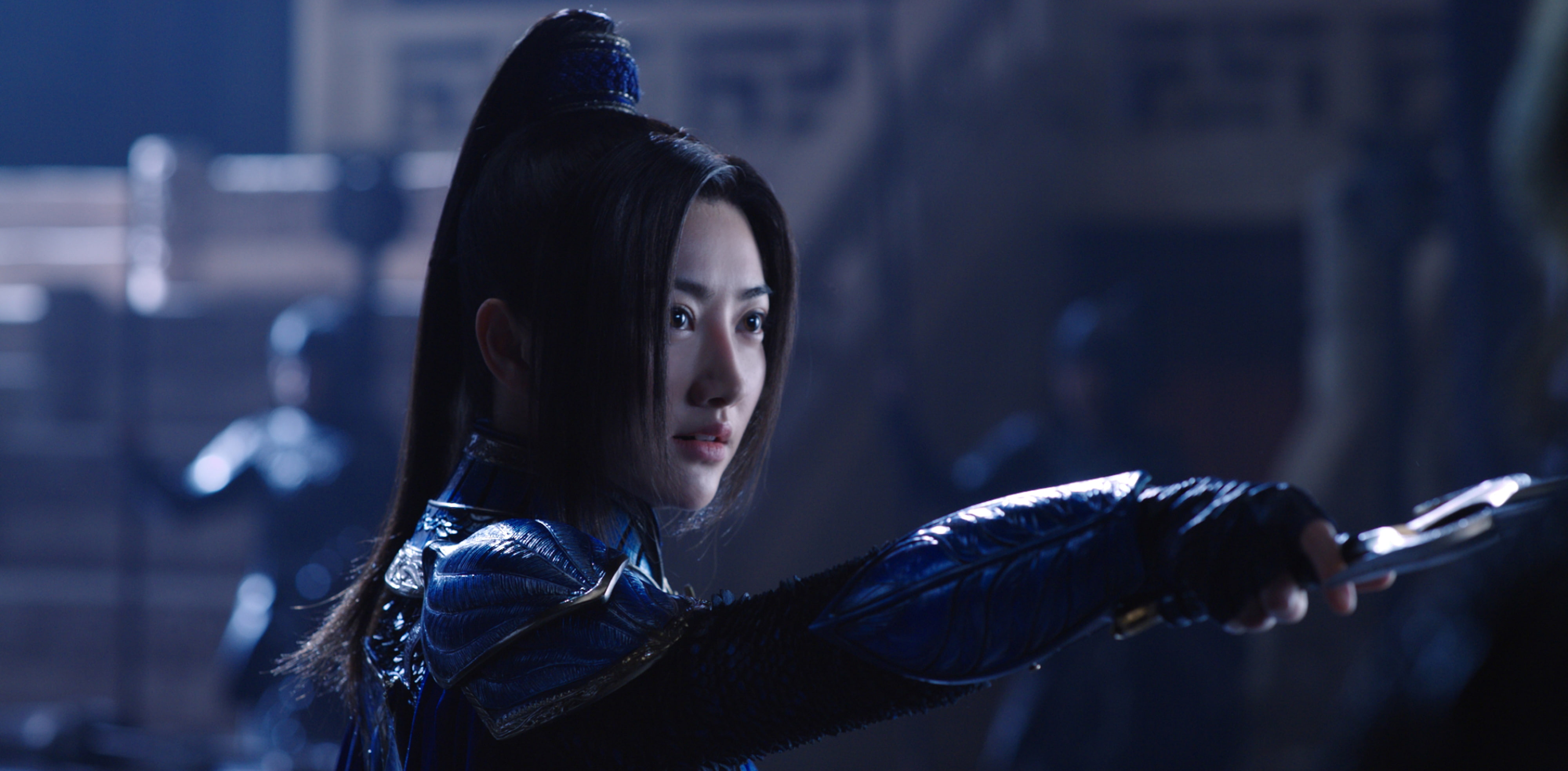 Tian Jing, woman, Commander Lin Mei, leather, jacket, wearing, The Great Wall, 4K, 4K, HD Wallpaper
