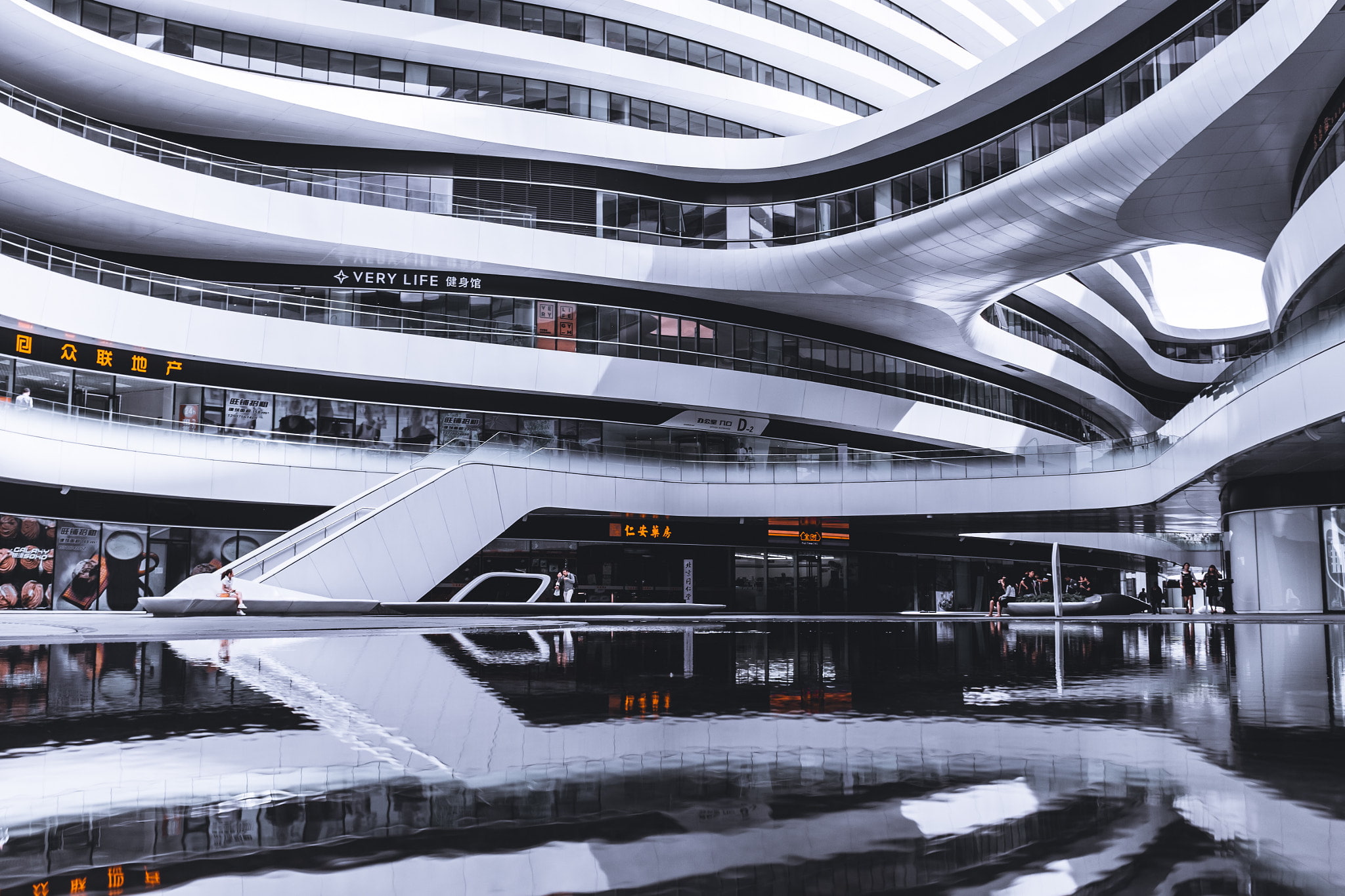 Beijing, modern, Tim Gaweco, architecture, 1080P, building, HD Wallpaper