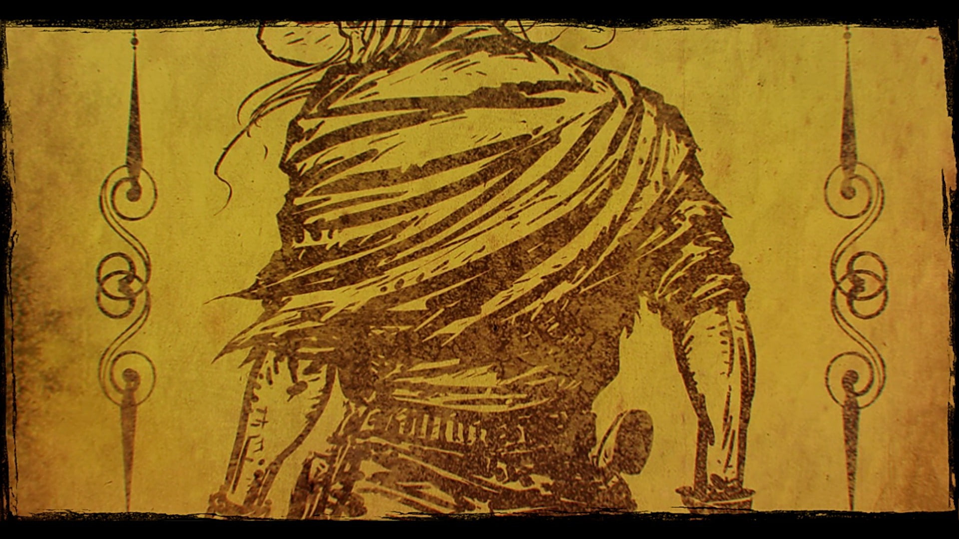 no people, female likeness, pattern, sketch, cowboys western call of juarez gunslinger revolver stetson, architecture, indoors, transfer print, representation, HD Wallpaper