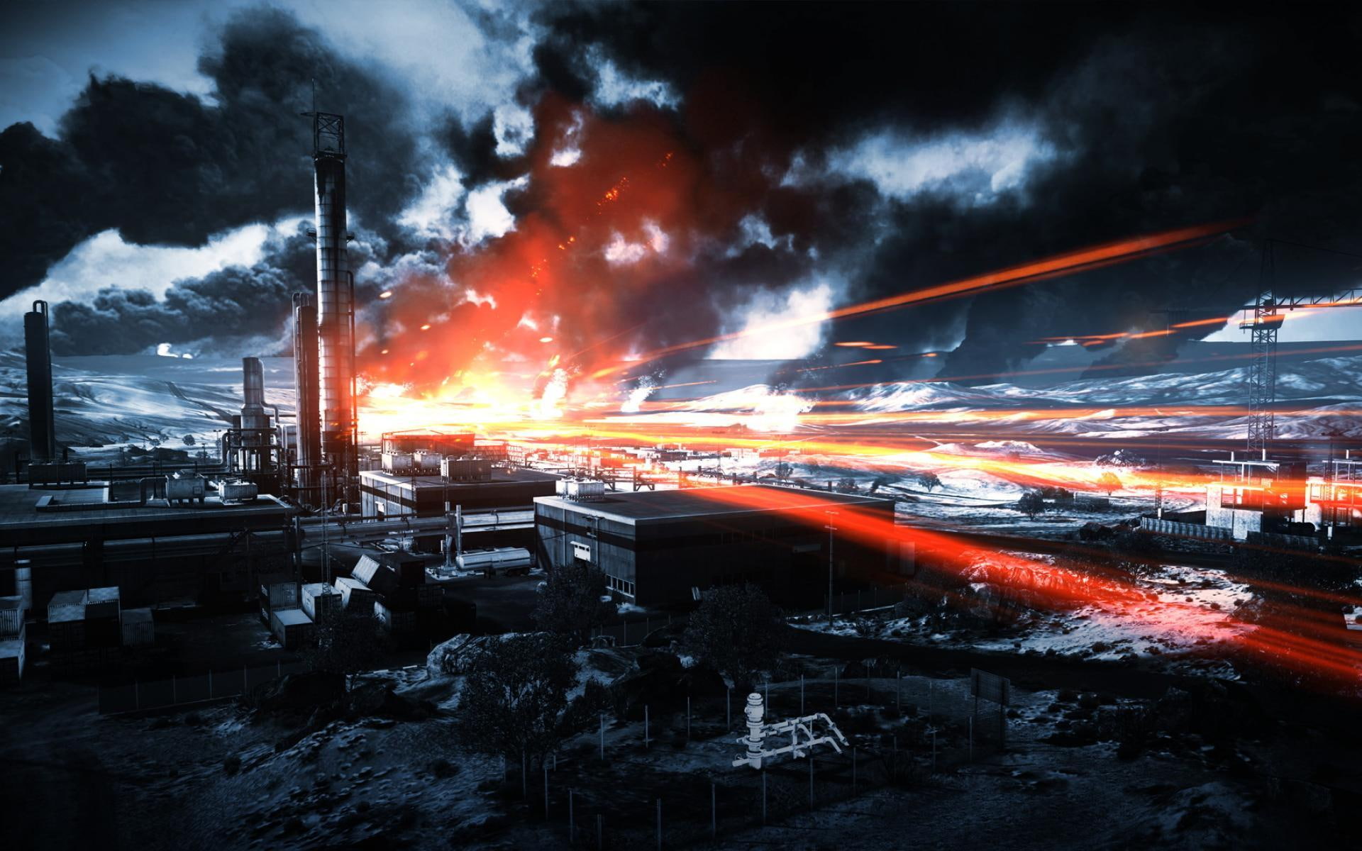 battle, firestorm, operation, 1080P, battlefield, games, scene, HD Wallpaper