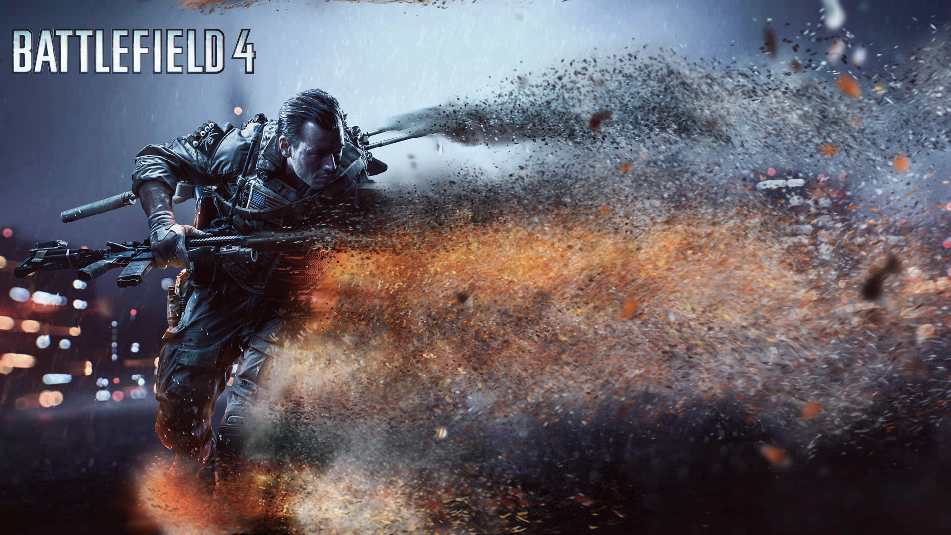 text, 1080P, Battlefield Hardline, day, gun, weapon, sand, communication, Battlefield of Eternity, outdoors, Battlefield 4, social issues, protection, HD Wallpaper