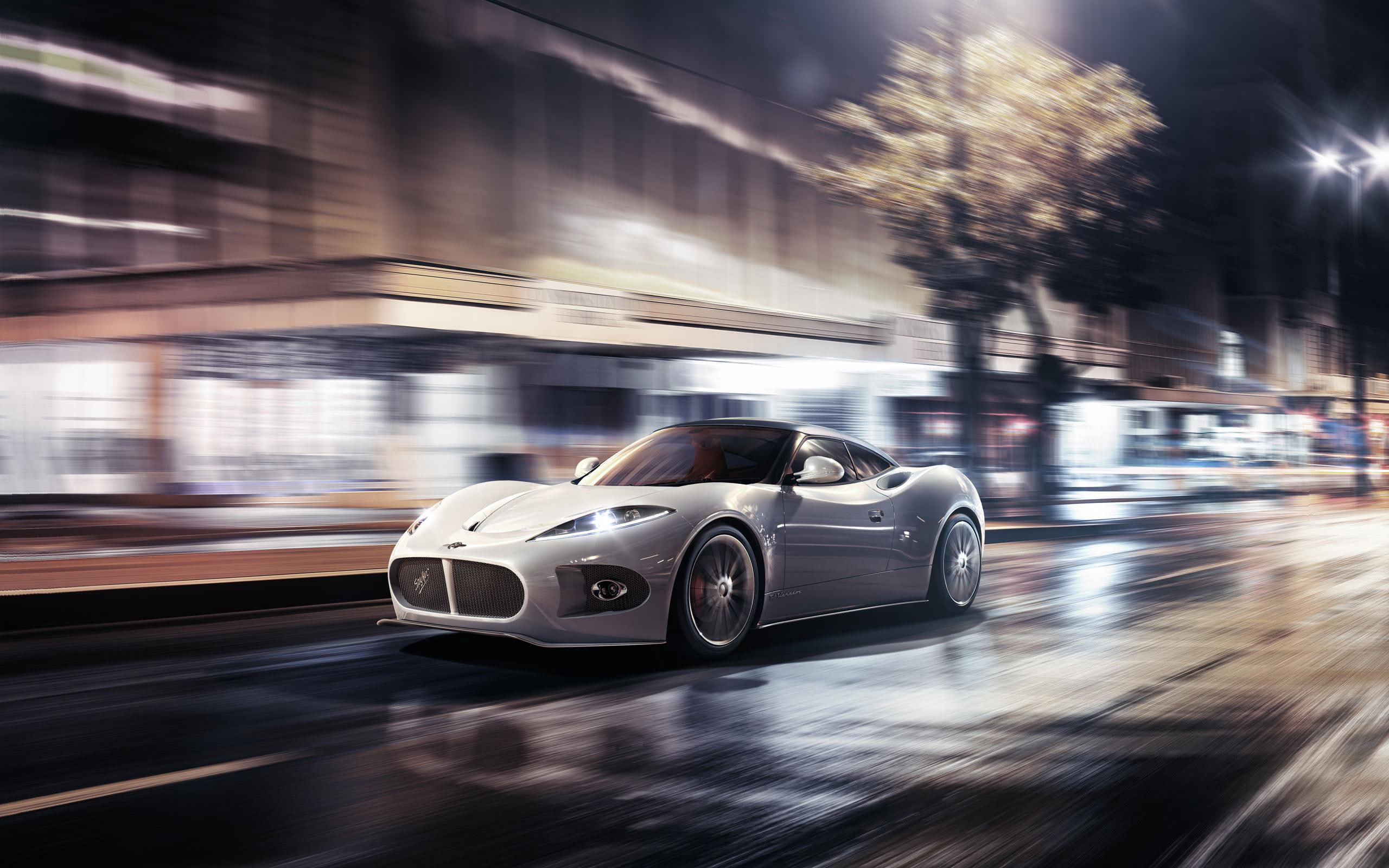 b, sports, concept, 2K, 2013, spyker, coupe, white, cars, venator, HD Wallpaper