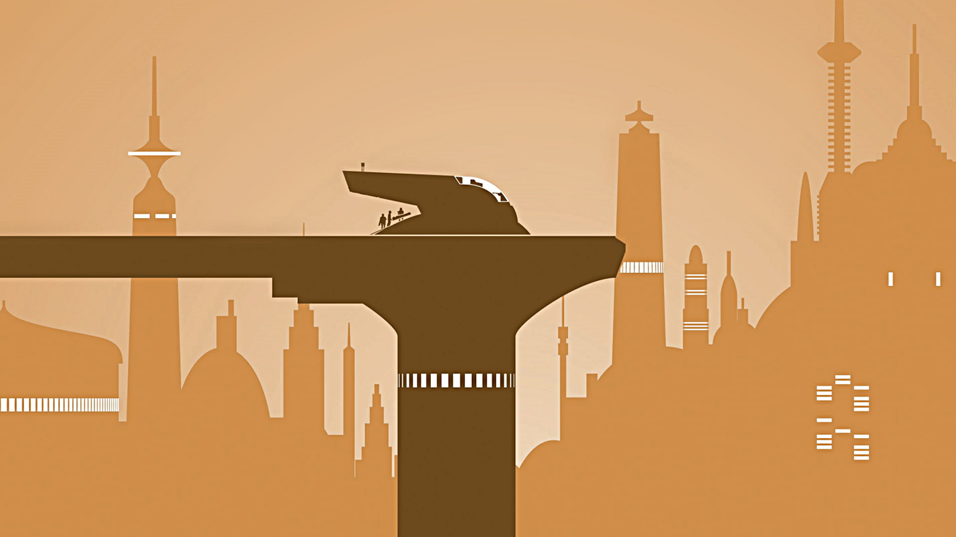 skyscraper, sign, built structure, business person, travel destinations, adult, tower, Star Wars, Slave1, 1080P, building exterior, architecture, silhouette, HD Wallpaper