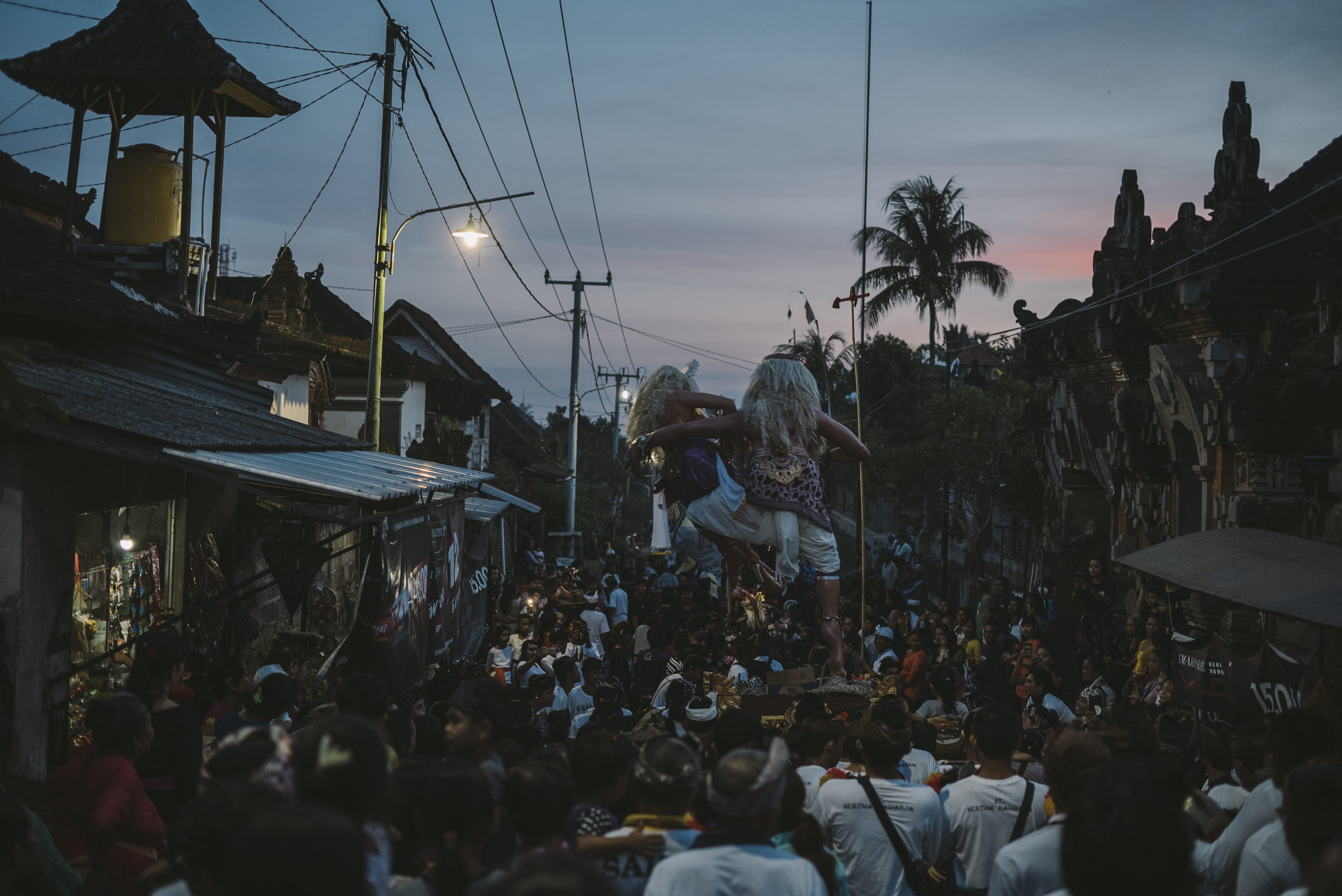 building exterior, culture, women, sonyalpha, built structure, street, group of people, leisure activity, lifestyles, bali, sonya7sii, dusk, large group of people, HD Wallpaper