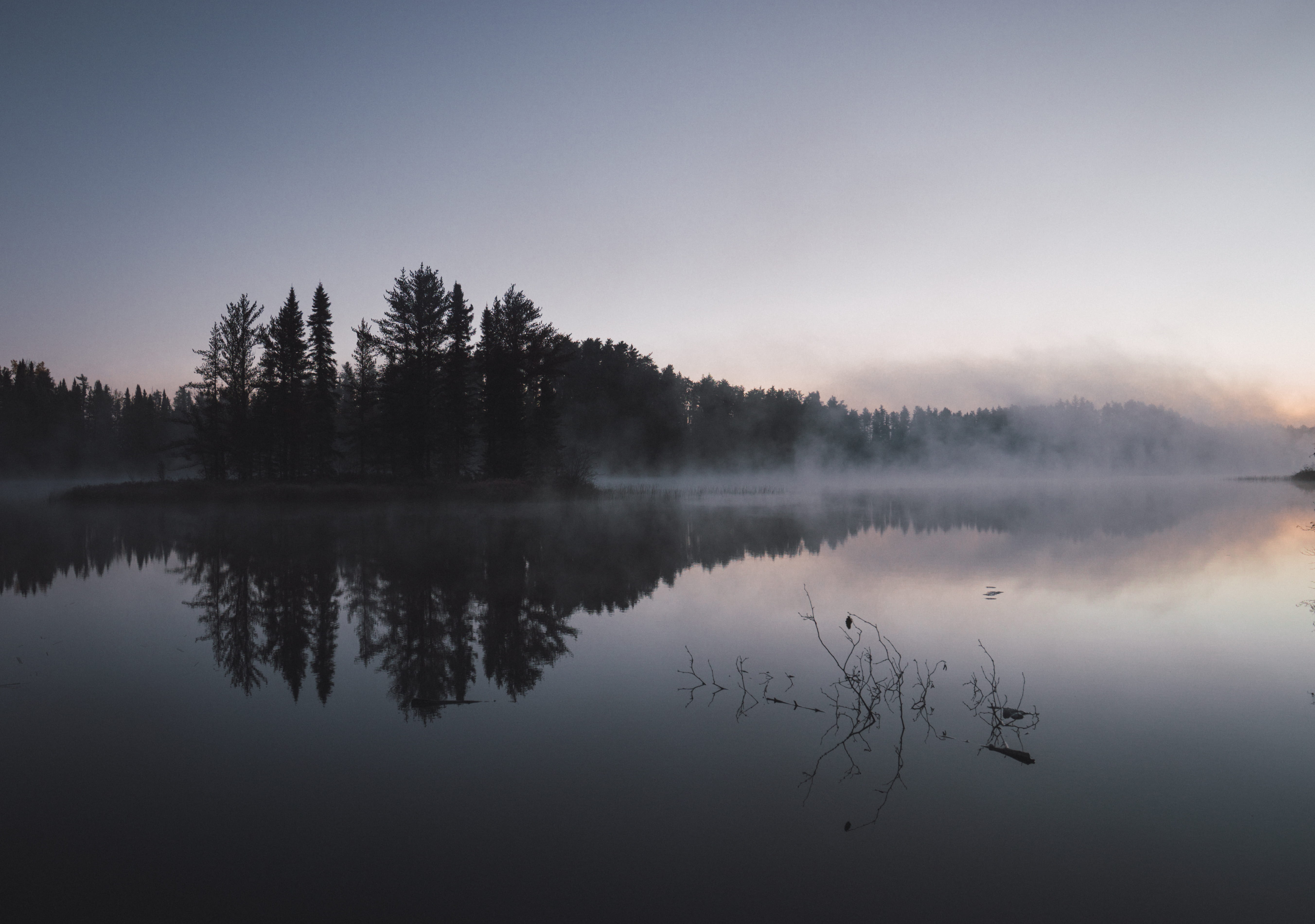plant, copy space, tranquil scene, idyllic, sony, silhouette, cozy, outdoors, cottage, beauty in nature, lake, non-urban scene, reflection lake, nature, HD Wallpaper