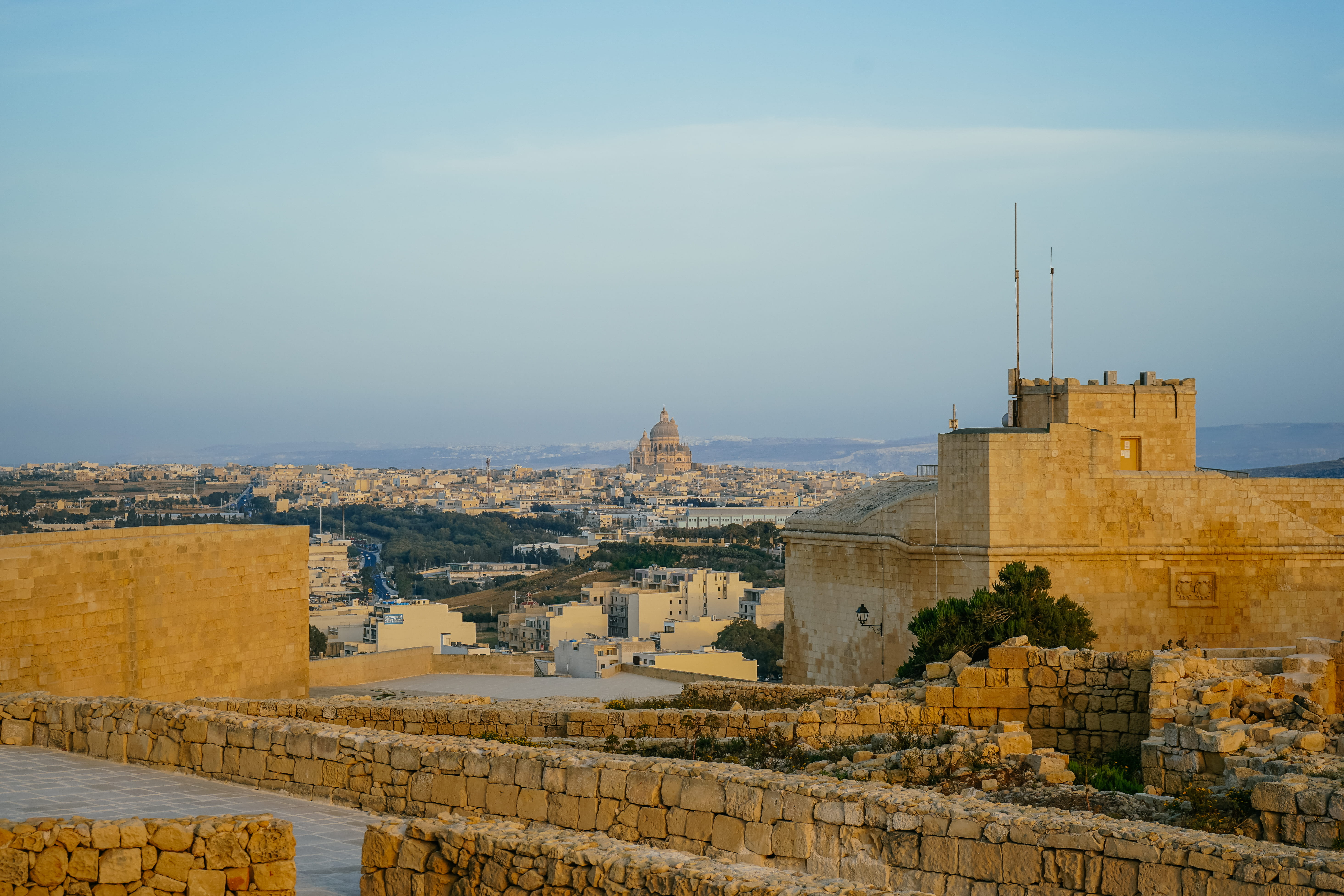old, malta, architecture, sonyalpha, tourism, the past, history, buildings, nature, 5K, outdoors, ancient, viktoria, a7ii, city, fort, travel destinations, HD Wallpaper