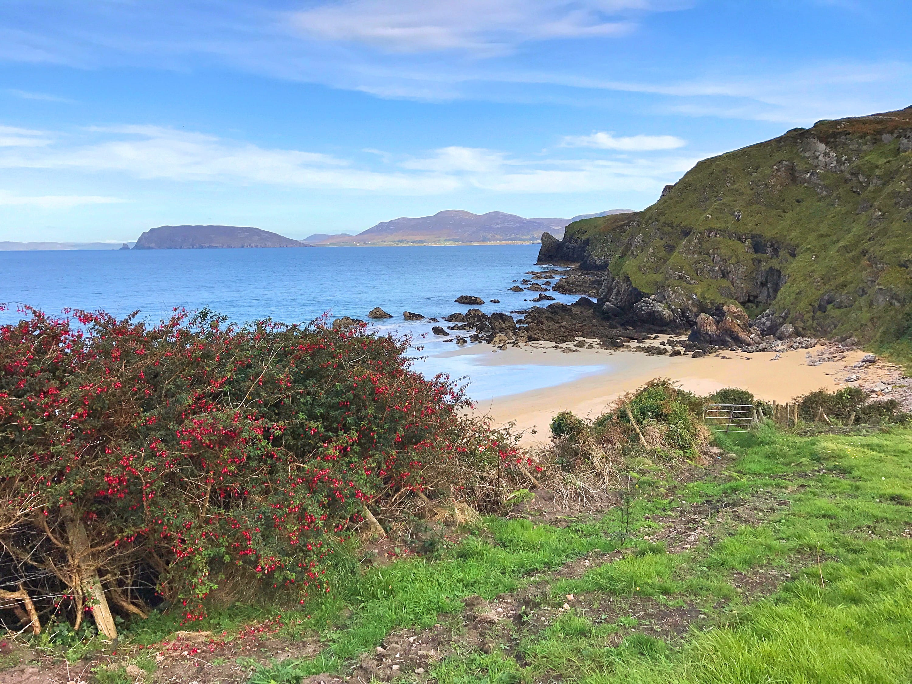 beauty in nature, fanad lighthouse, ocean, cloud - sky, land, privet beach, outdoors, swilly, sea, lighthouse, sky, tranquility, fanad head, scenics - nature, HD Wallpaper