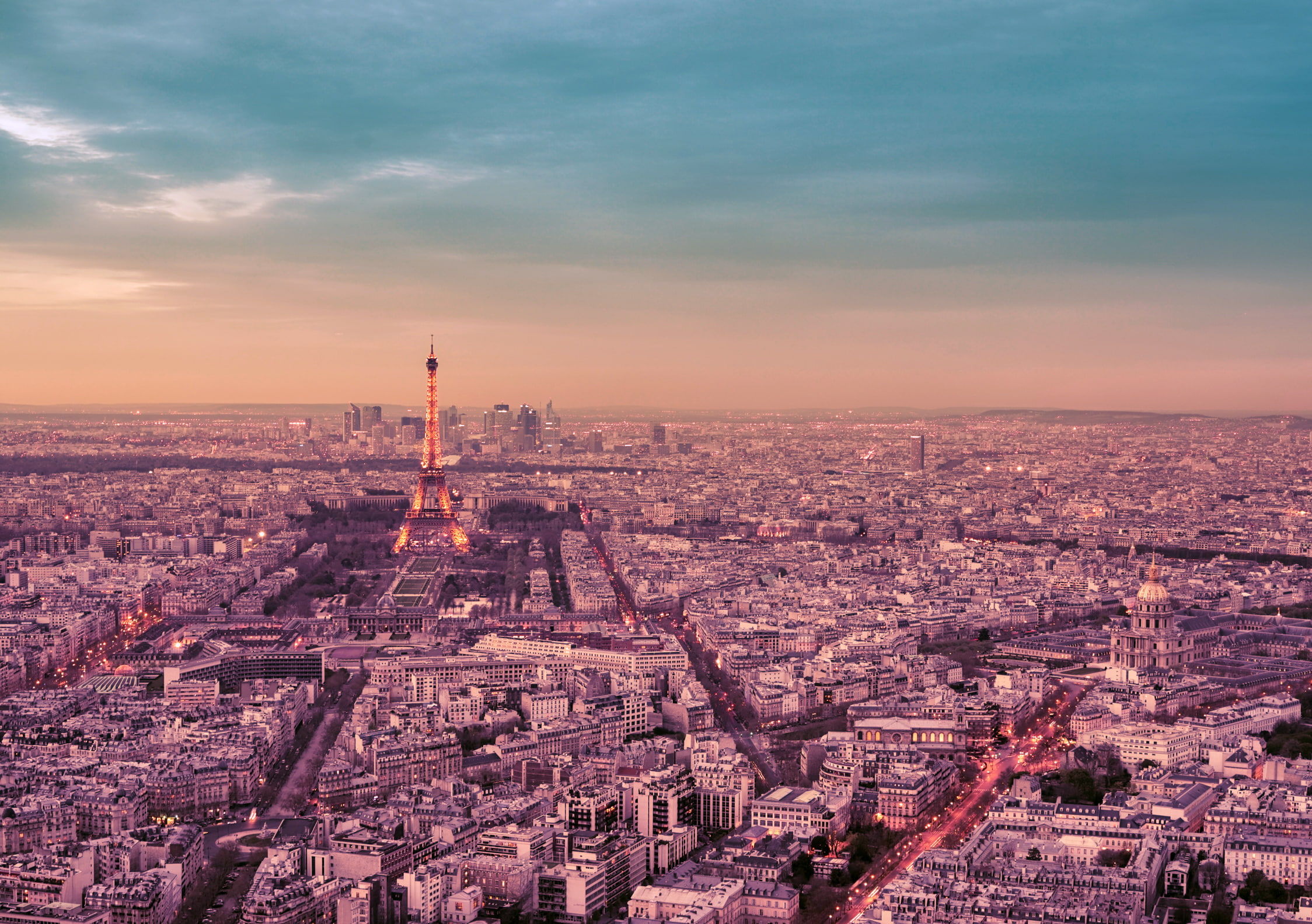 architecture, building exterior, cityscape, crowd, residential district, high angle view, tower, the city, outdoors, eiffel, city, street, the sky, Eiffel Tower, HD Wallpaper