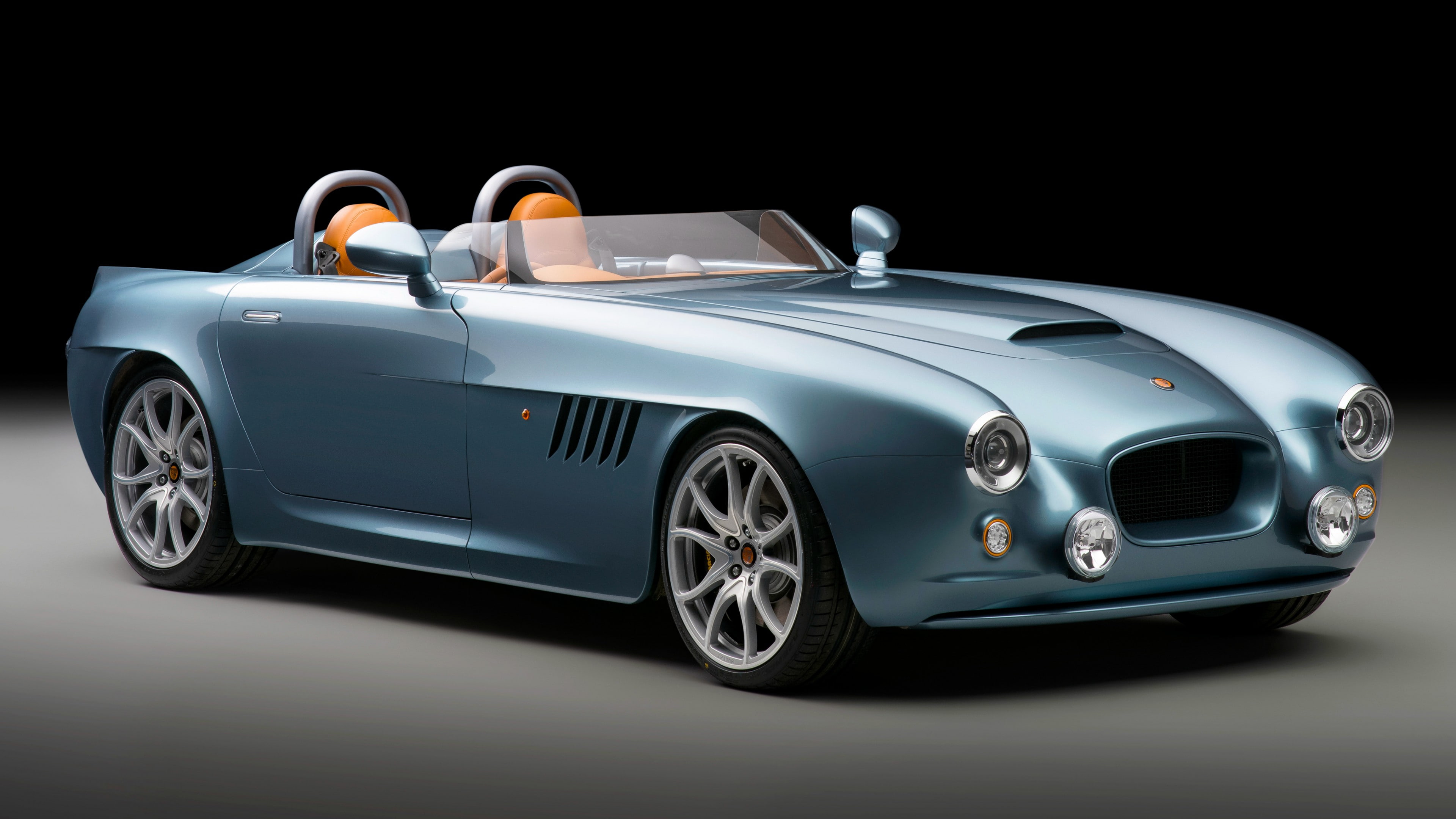 Bristol Bullet, speedster, 4K, blue, roadster, supercar, HD Wallpaper