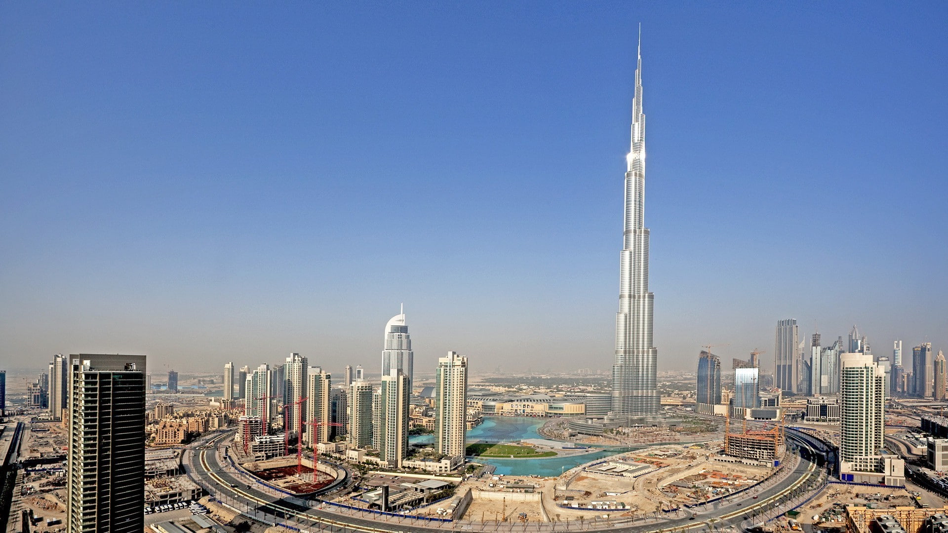 Dubai, sky, Skyscraper, 1080P, building, city, Burj Al Arab, Urban, Cityscape, Hotels, HD Wallpaper