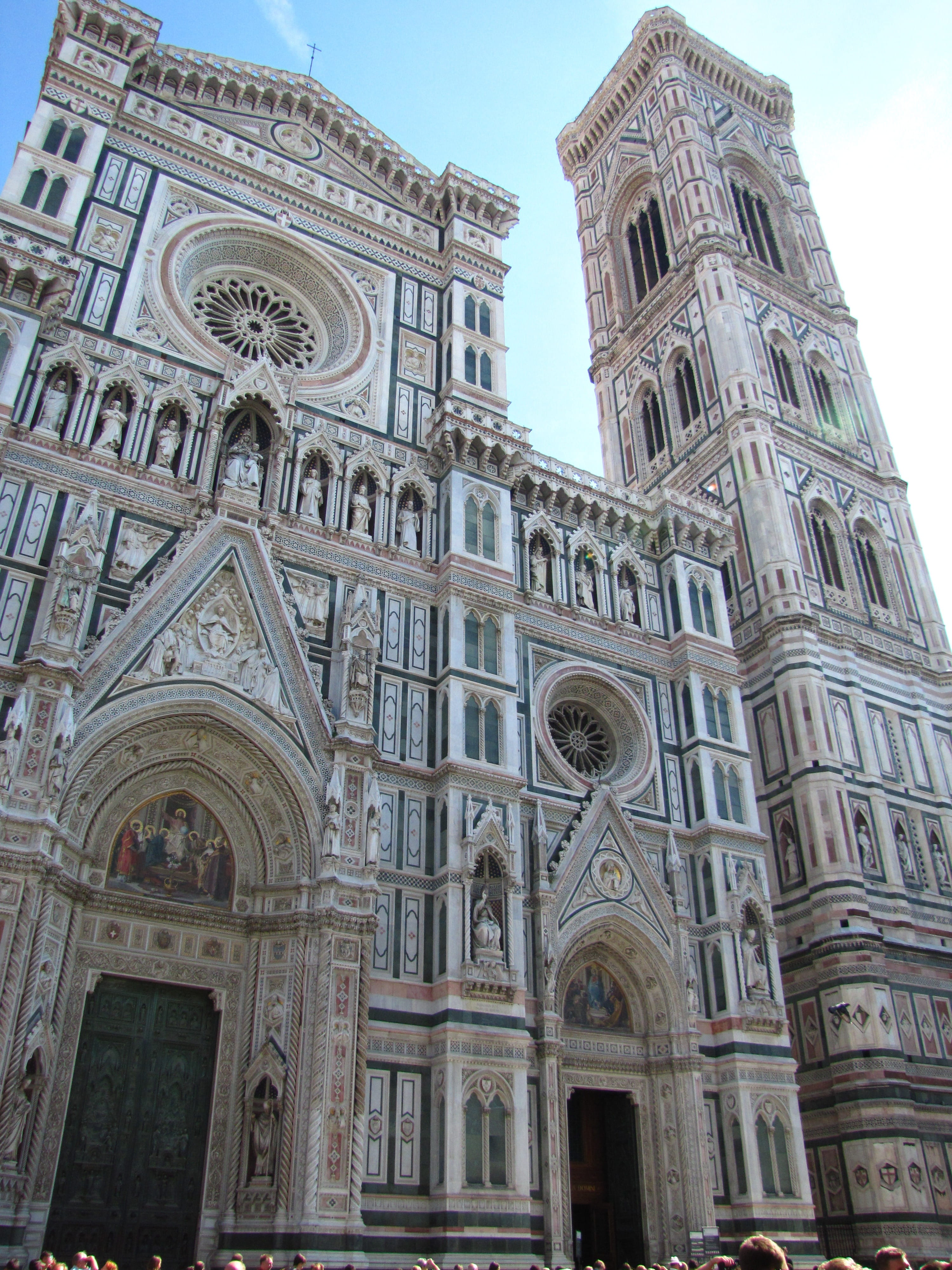 gothic style, religion, place of worship, ornate, 4K, outdoors, building, architecture, stunning, low angle view, central torcello di santa maria del fiore, Phone HD Wallpaper