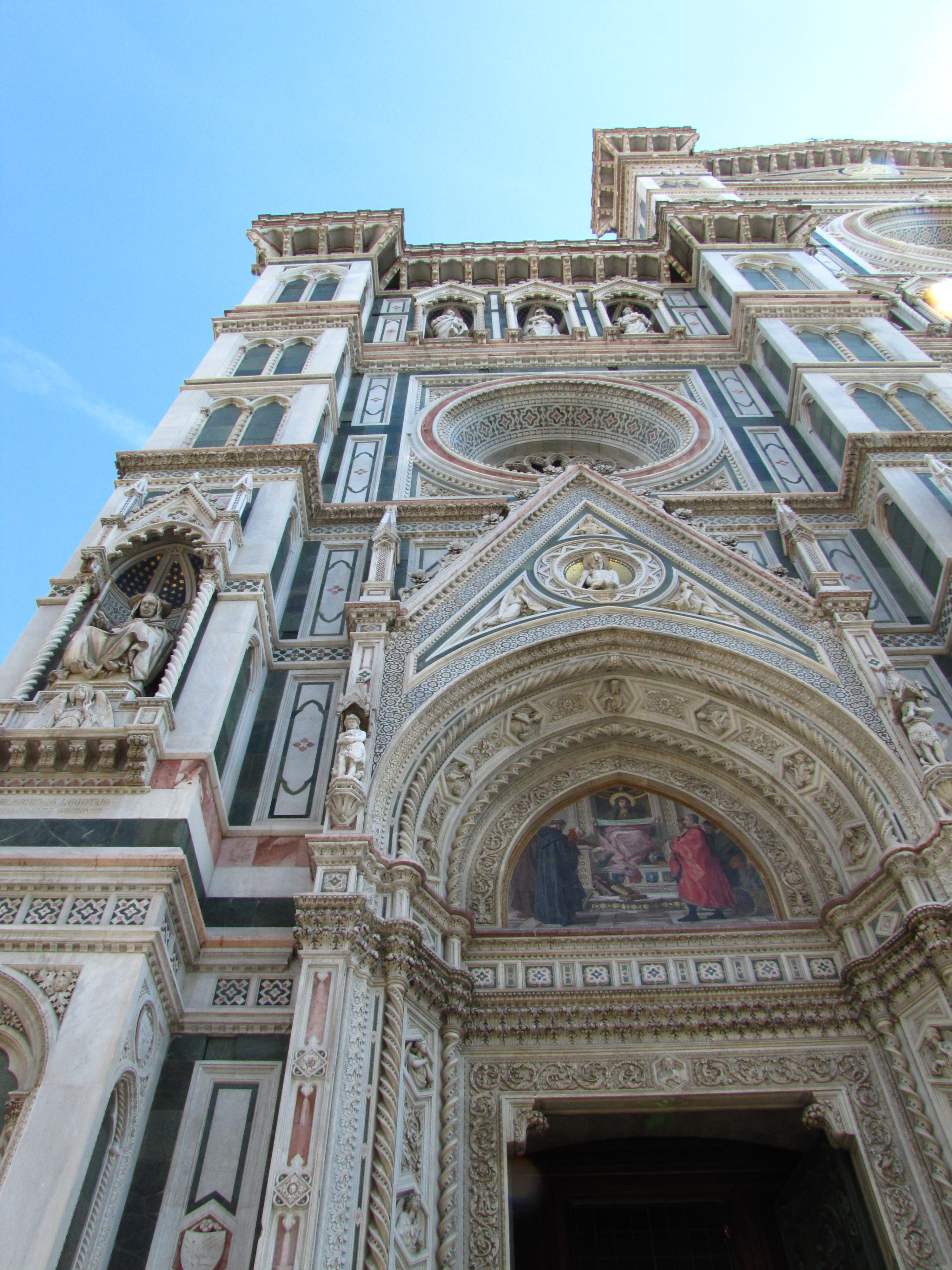 religion, history, low angle view, nice, central torcello di santa maria del fiore, place of worship, sky, outdoors, the past, belief, building, 4K, building exterior, Phone HD Wallpaper