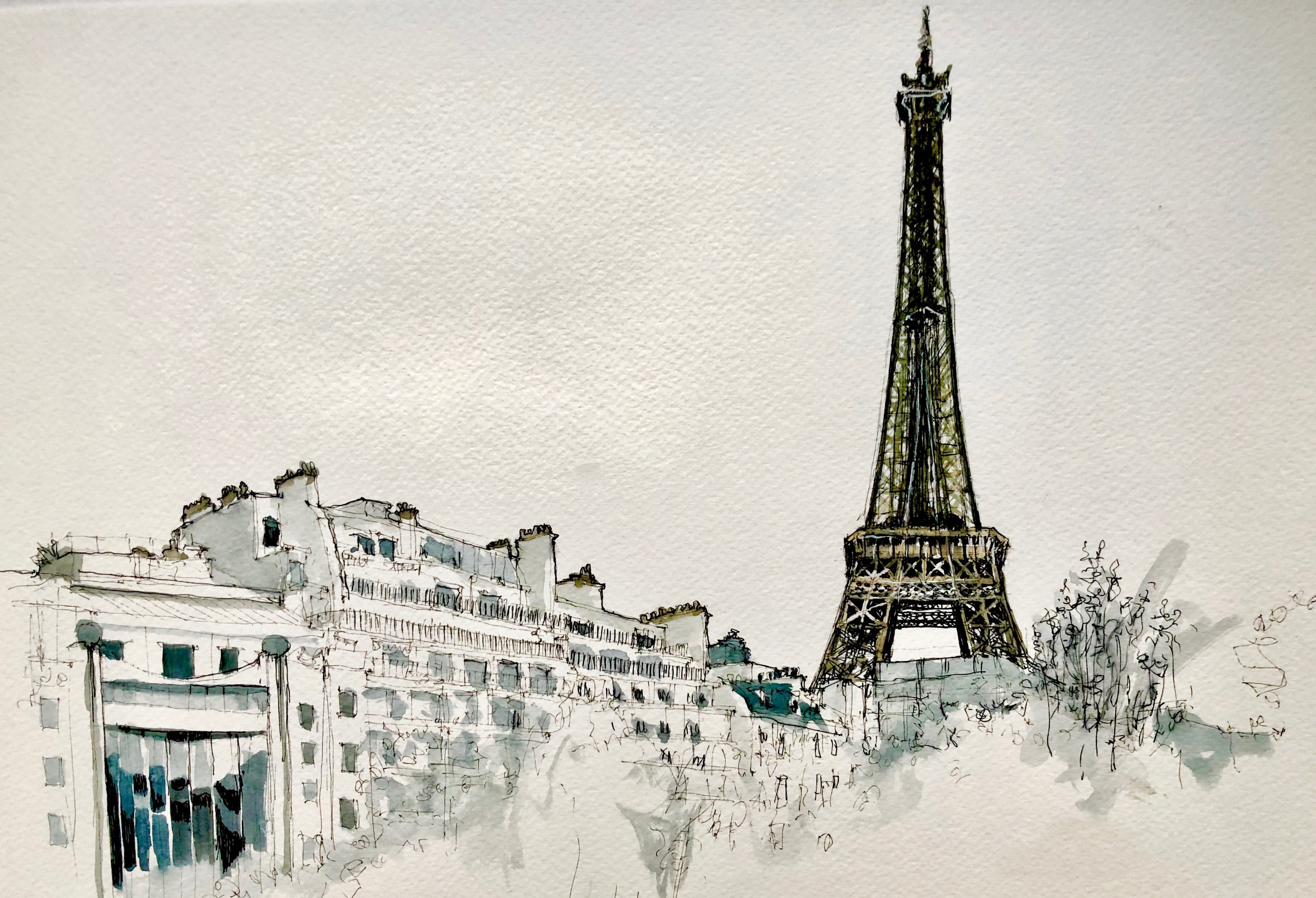 Ile-de-France, 4K, District of Gros-Caillou, the city, Paris, HD Wallpaper